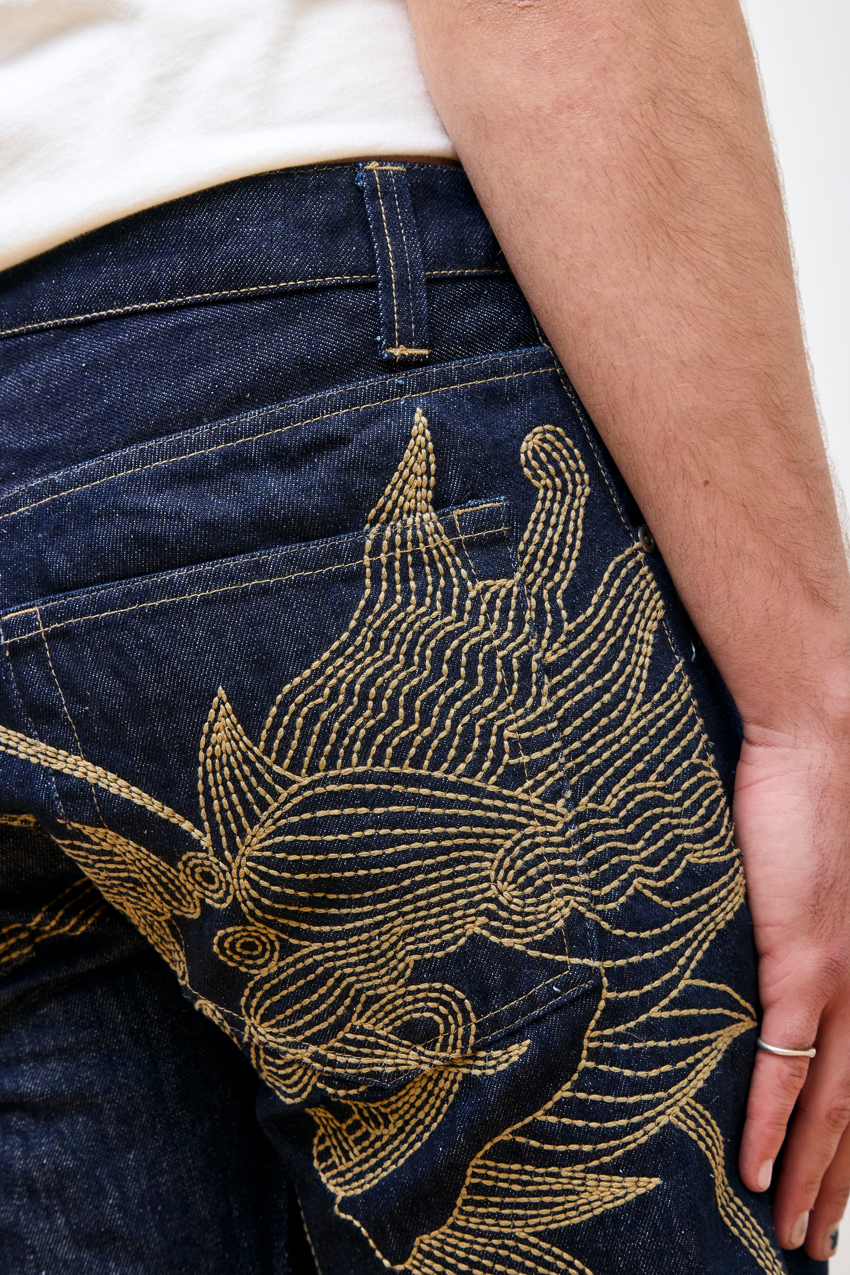 Dragon Hemp Denim Jeans Indigo