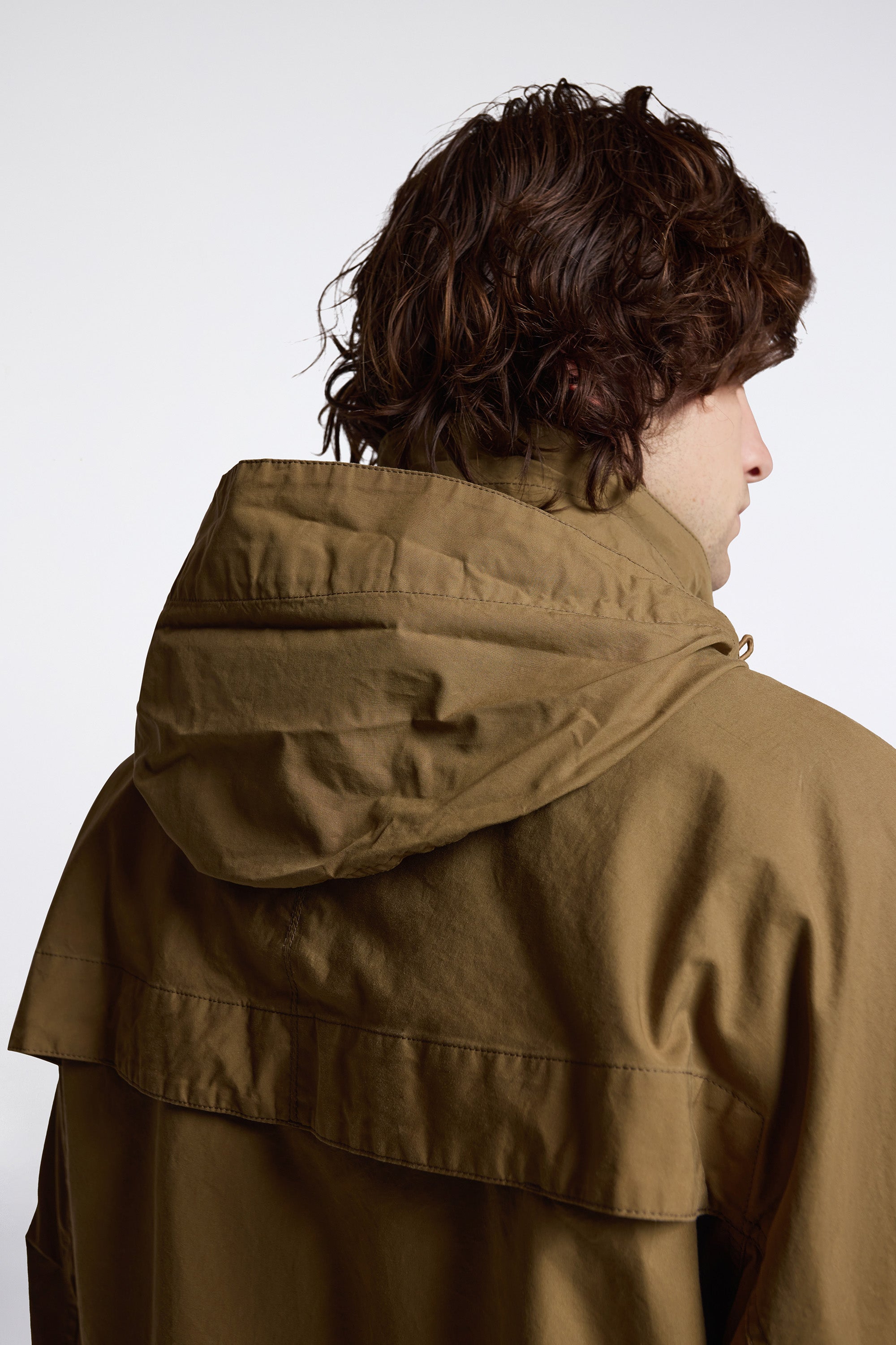 Short Rain Parka Khaki