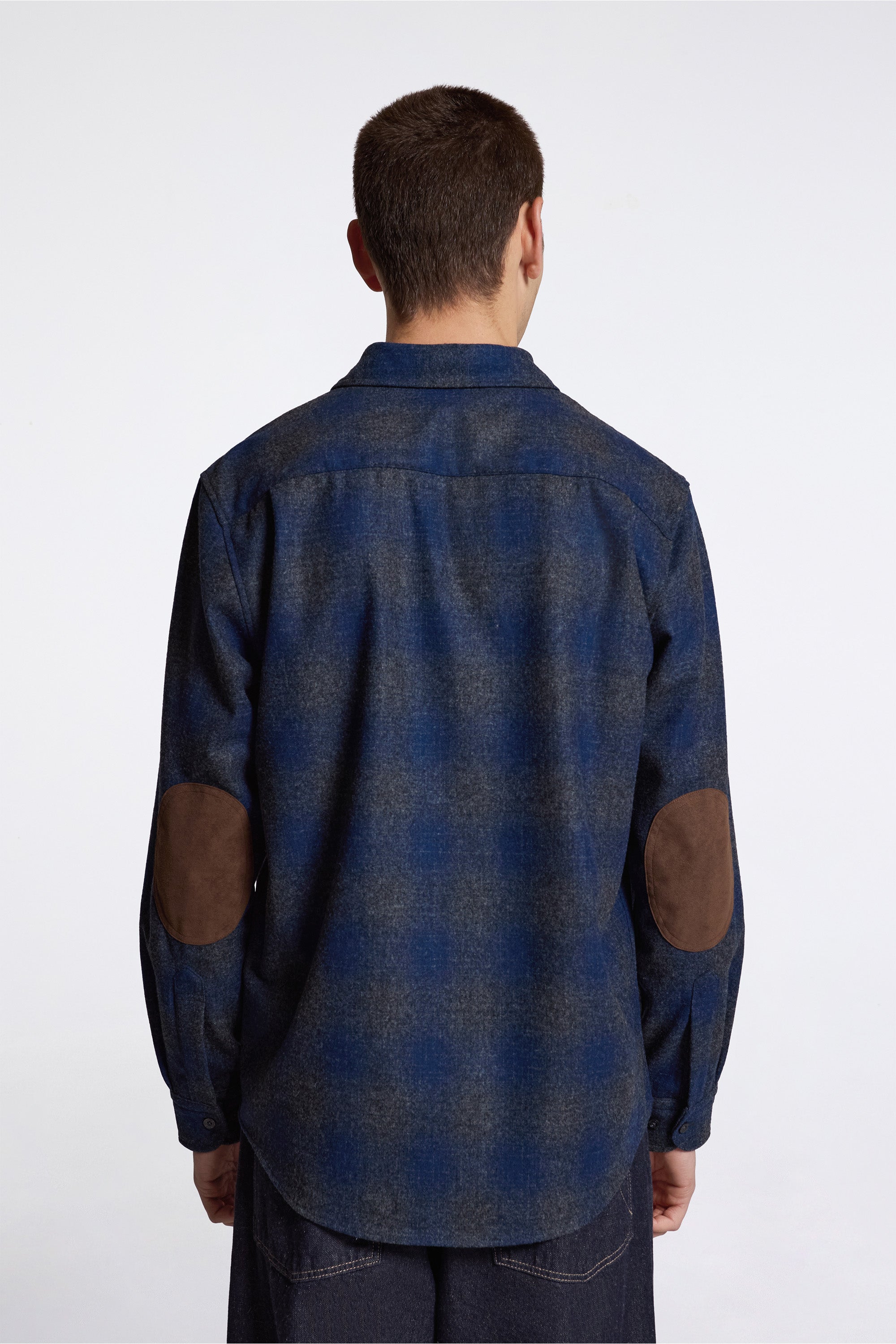 Trail Shirt Navy/Oxford Mix Ombre