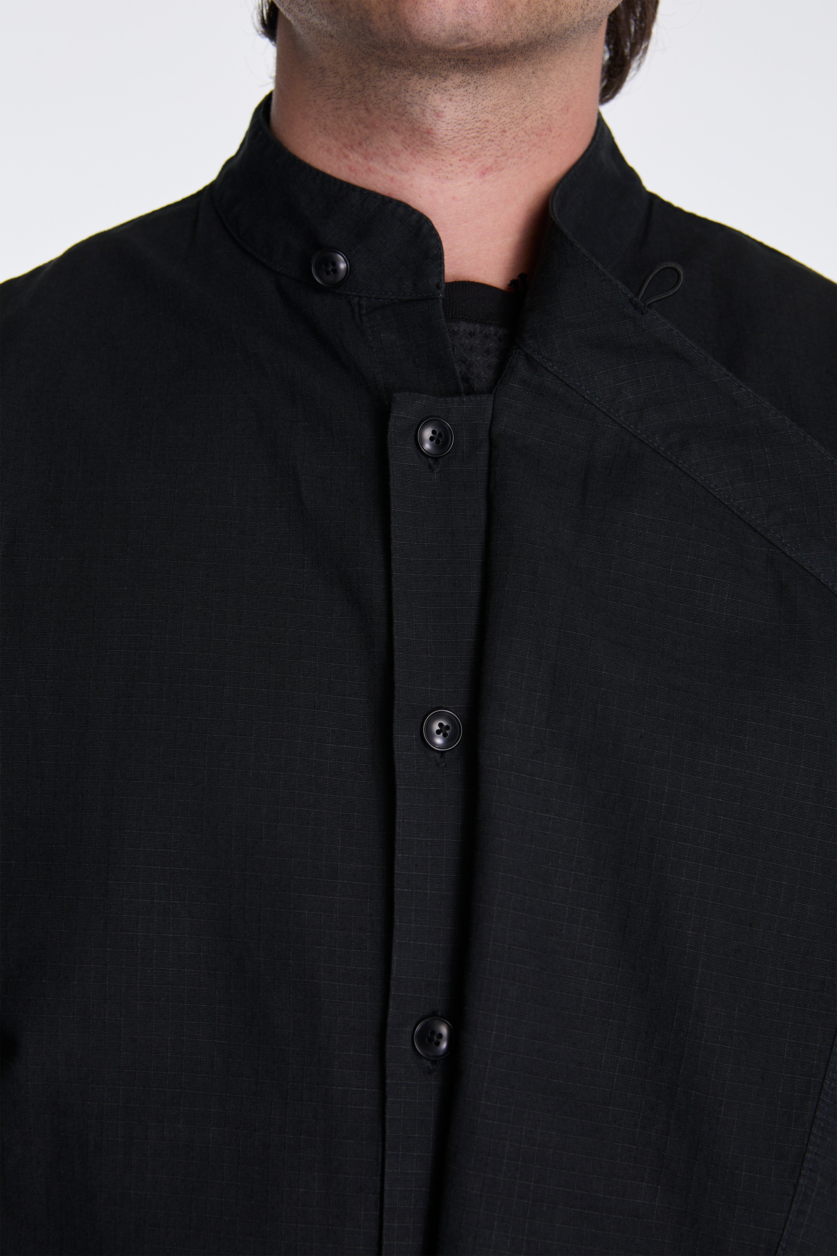 Asym Hanbok L/S Shirt Black
