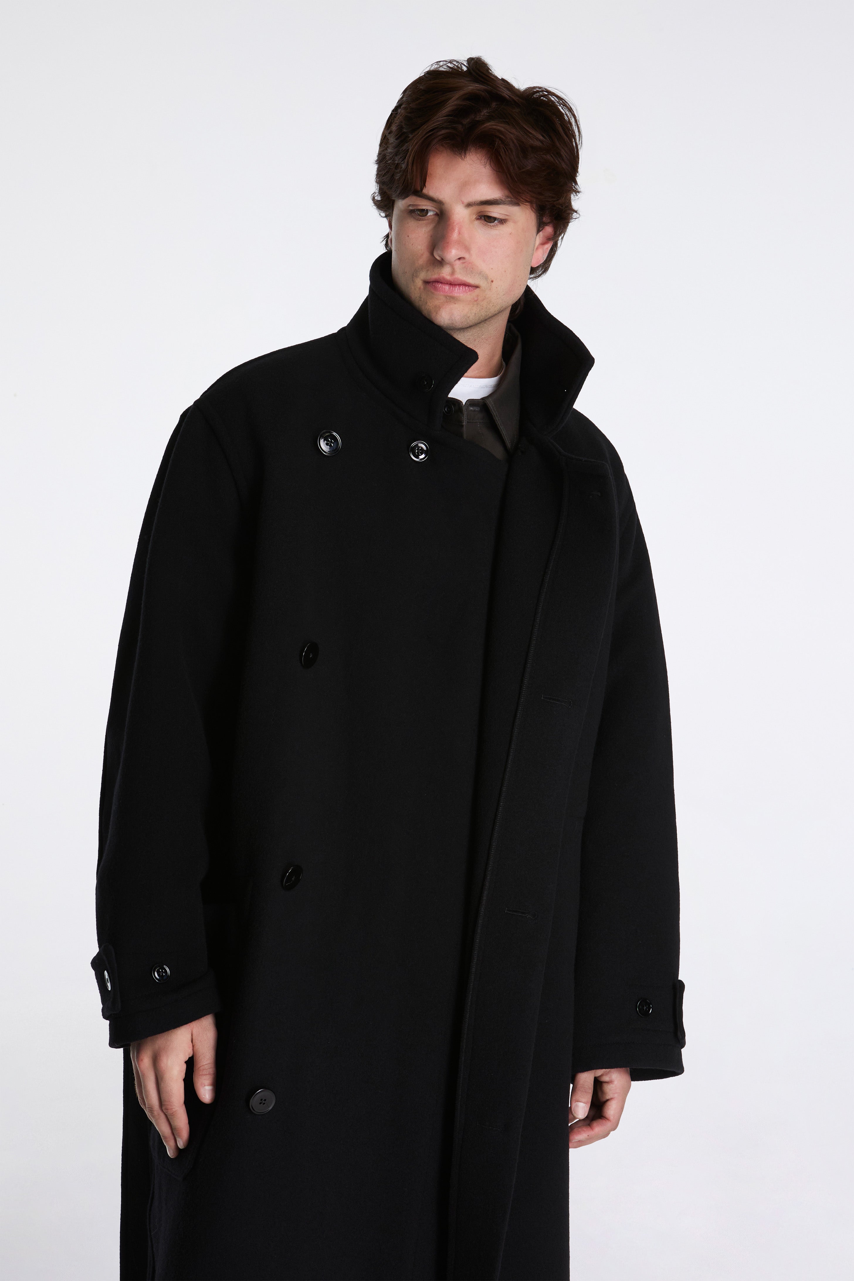 Wrap Coat Black