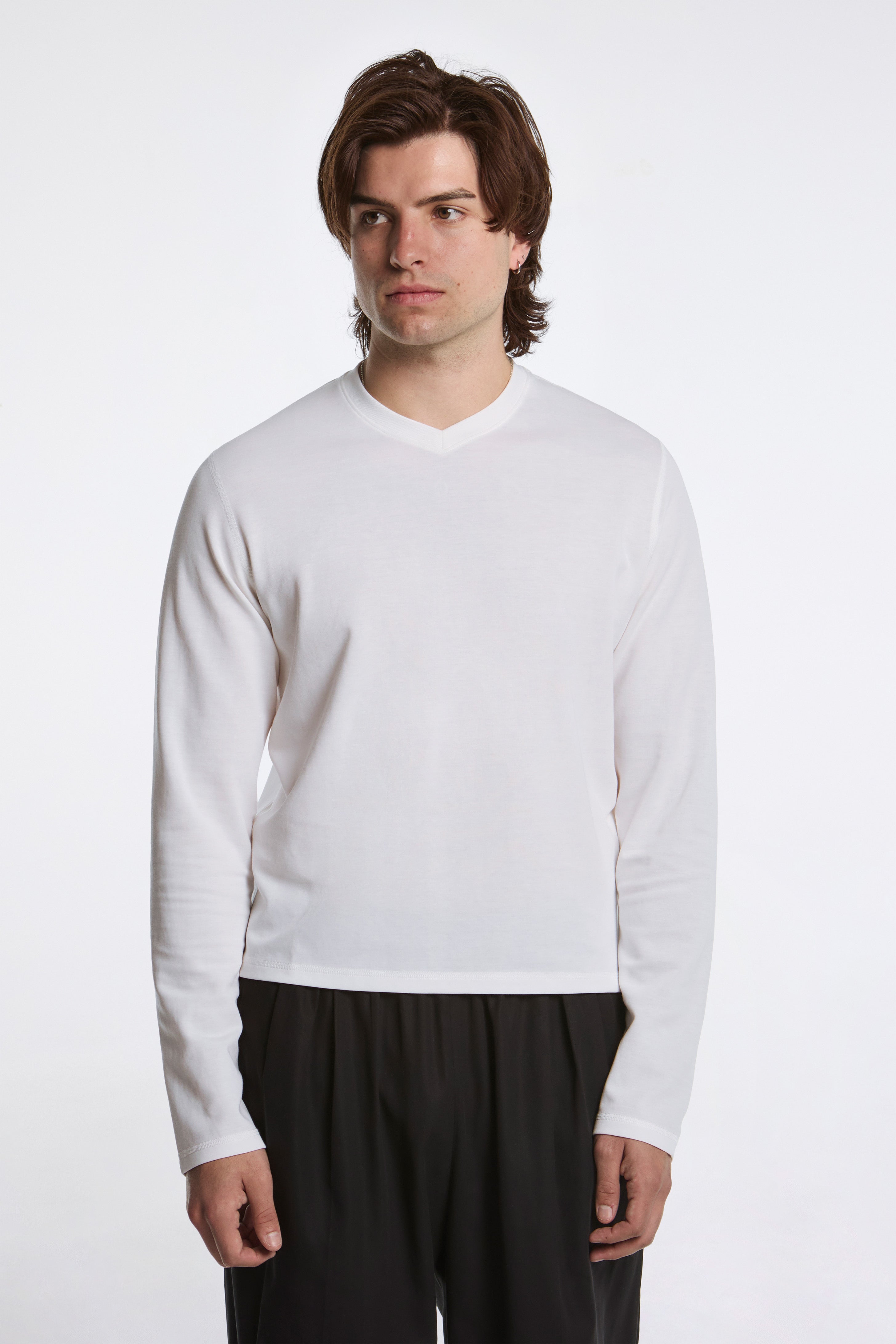 Contour Long Sleeve T-Shirt White