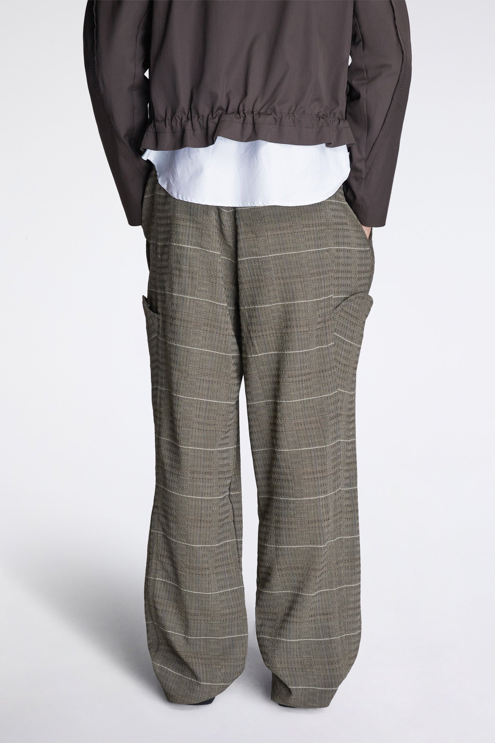 Andras Formal Trouser Taupe Check