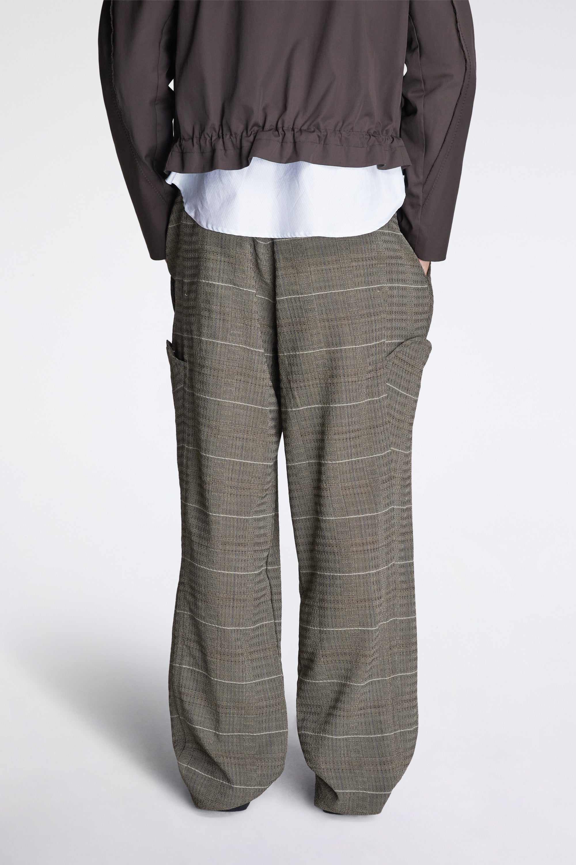 Andras Formal Trouser Taupe Check