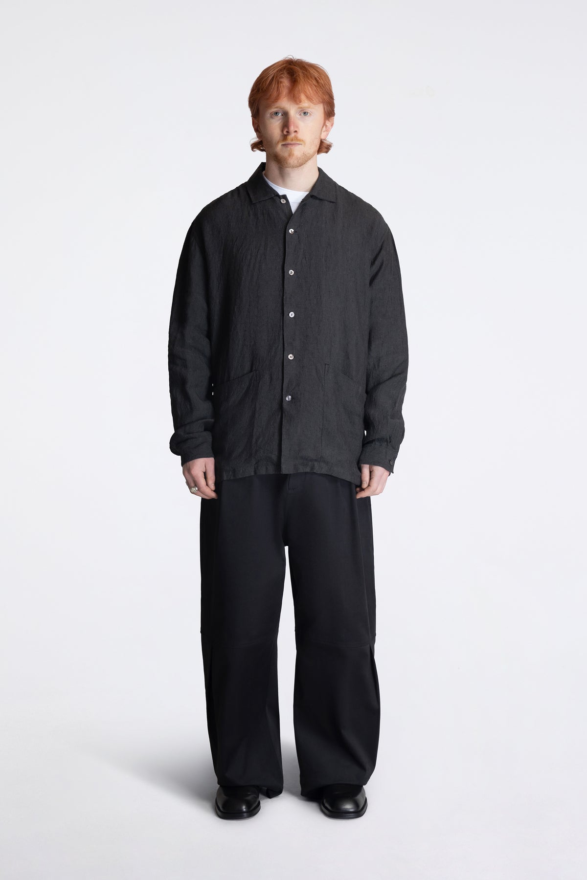 Martyn Shirt Grey/Black