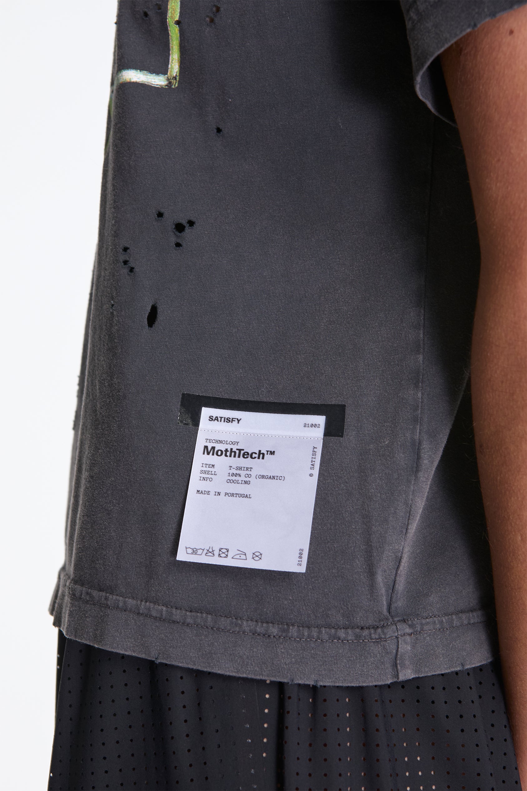 Women's Mothtech T-Shirt Aged Black