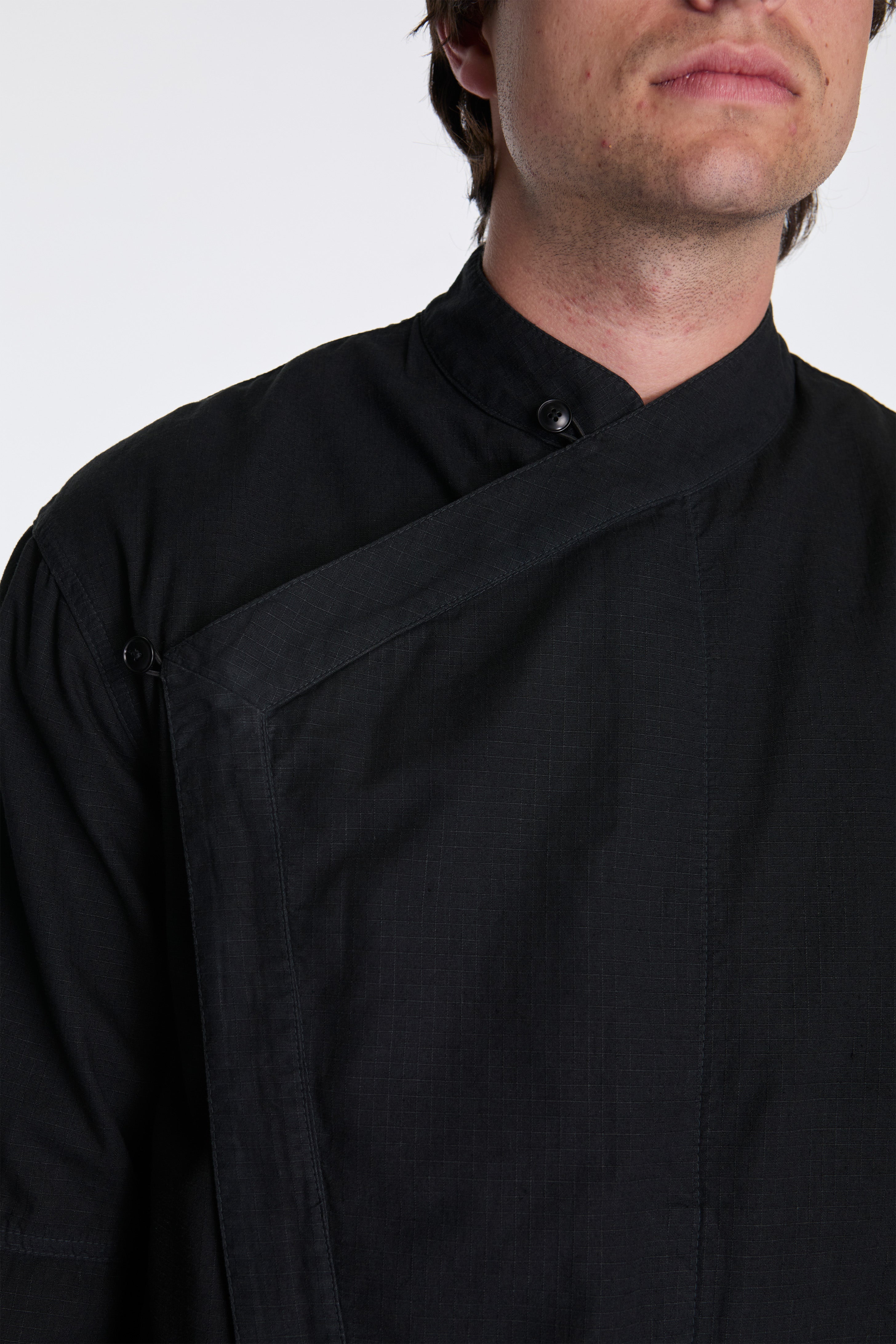 Asym Hanbok L/S Shirt Black