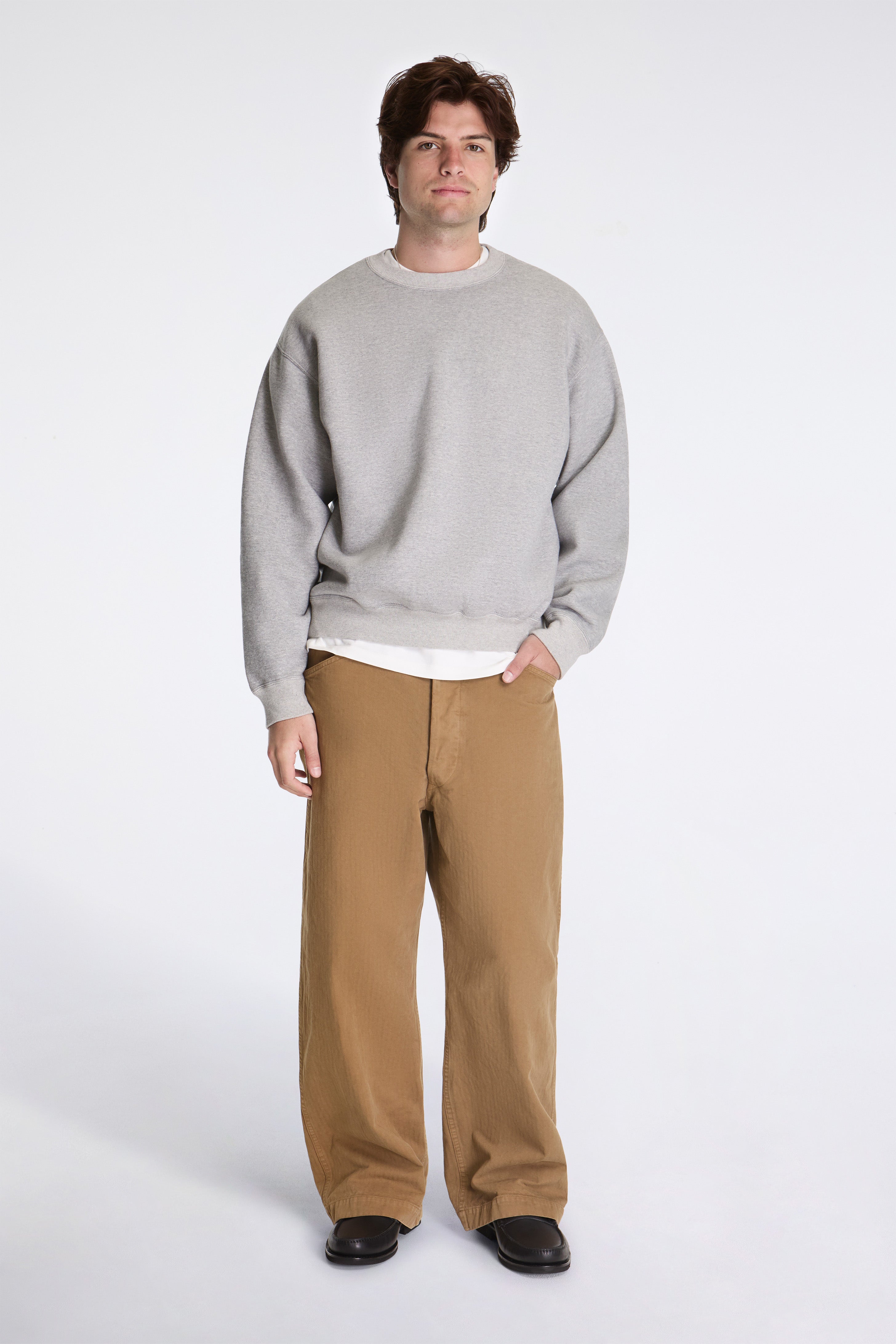 orSlow USMC Herringbone Wide Fit Utility Trousers