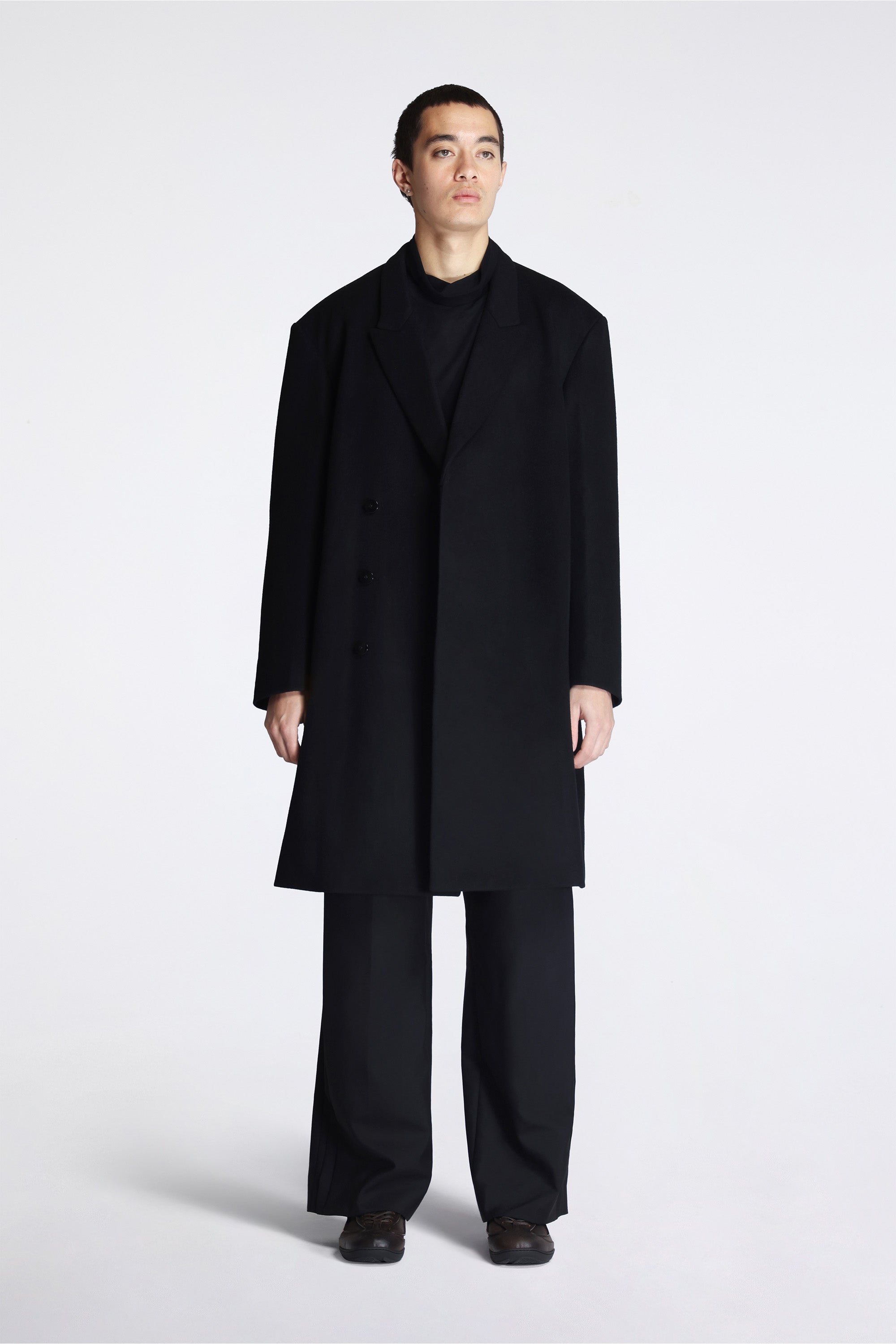 Epelde Overcoat Deep Black
