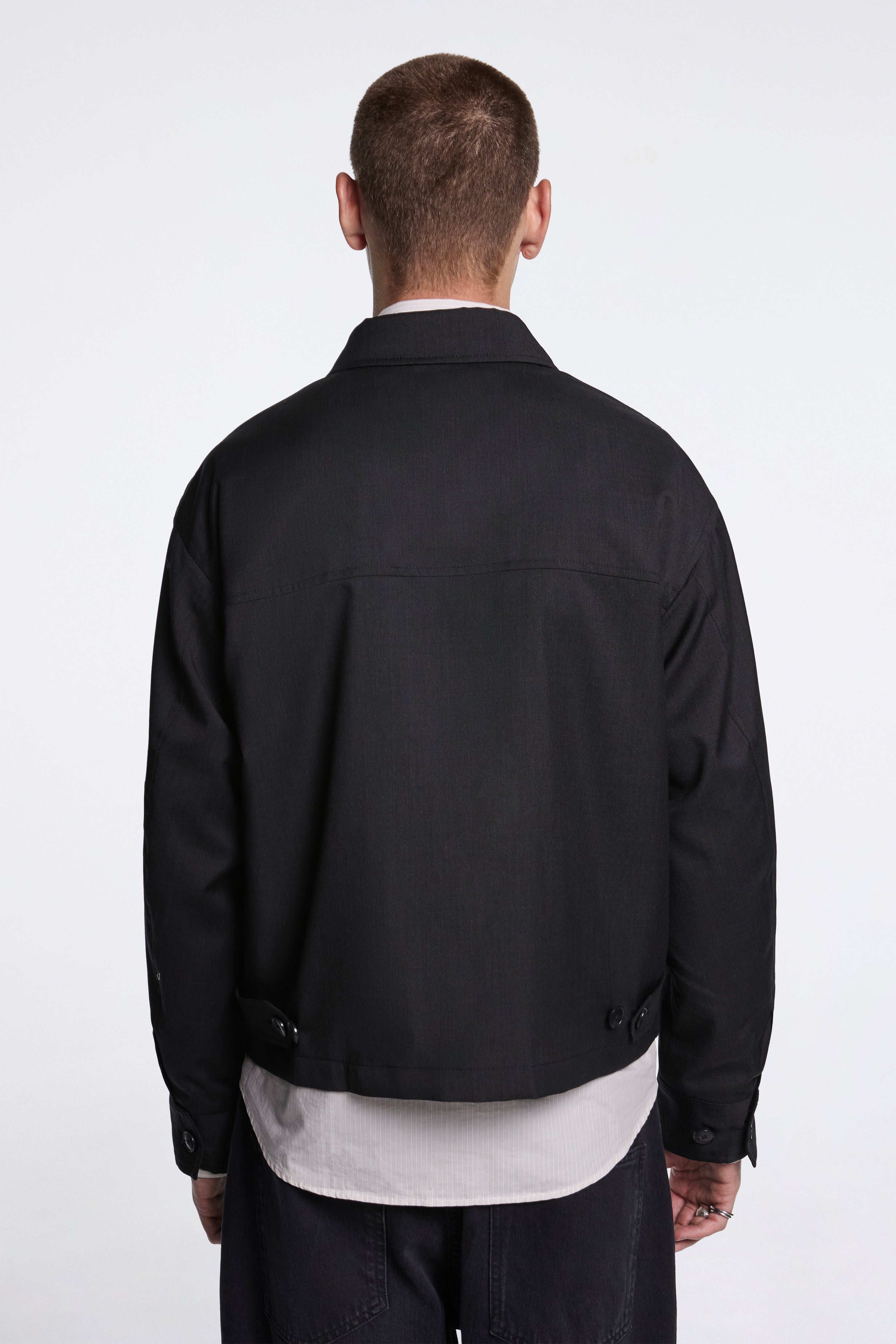 Postal Jacket Anthracite Wool