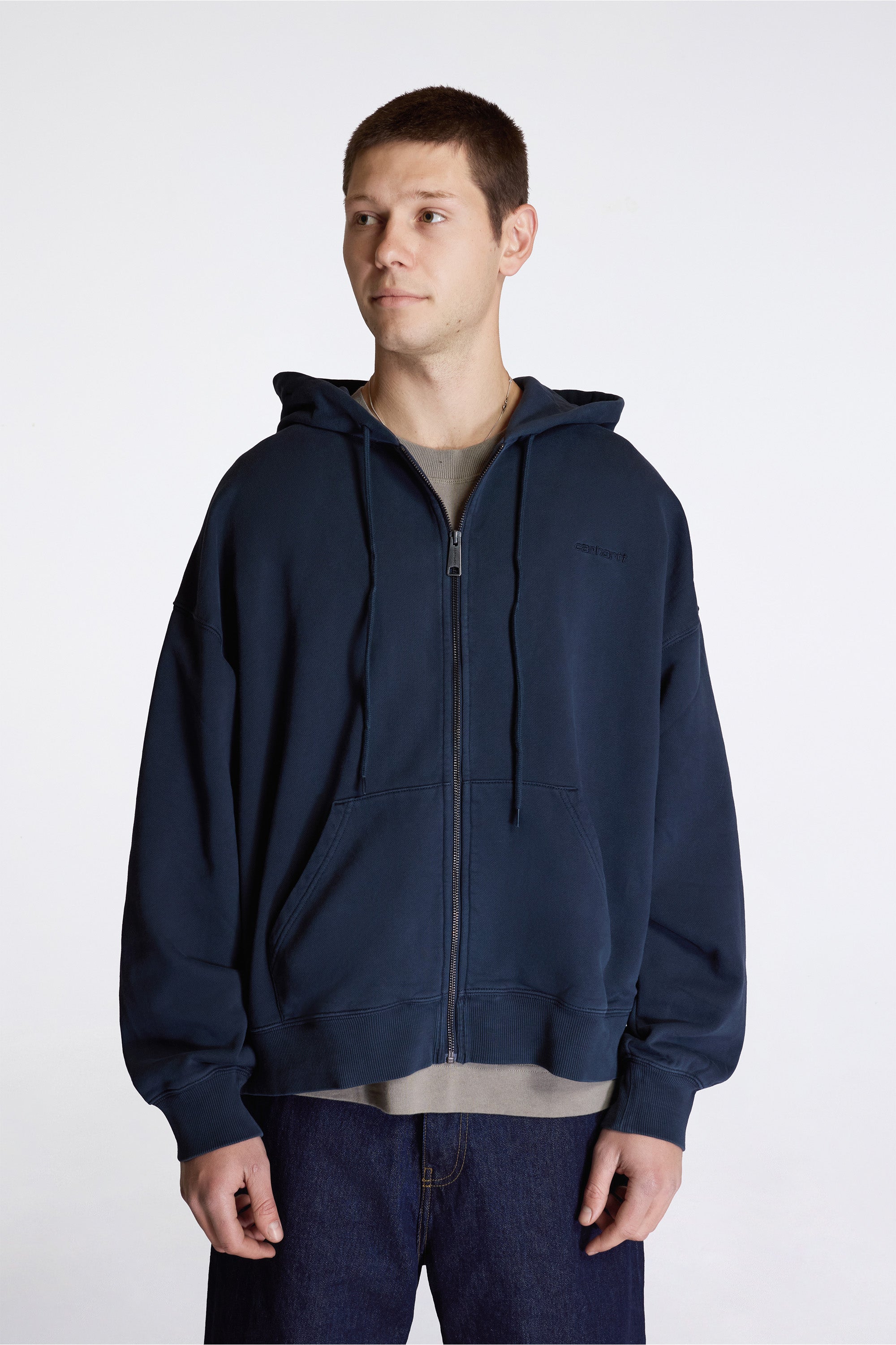 Hooded Benton Sweat Jacket Carbon