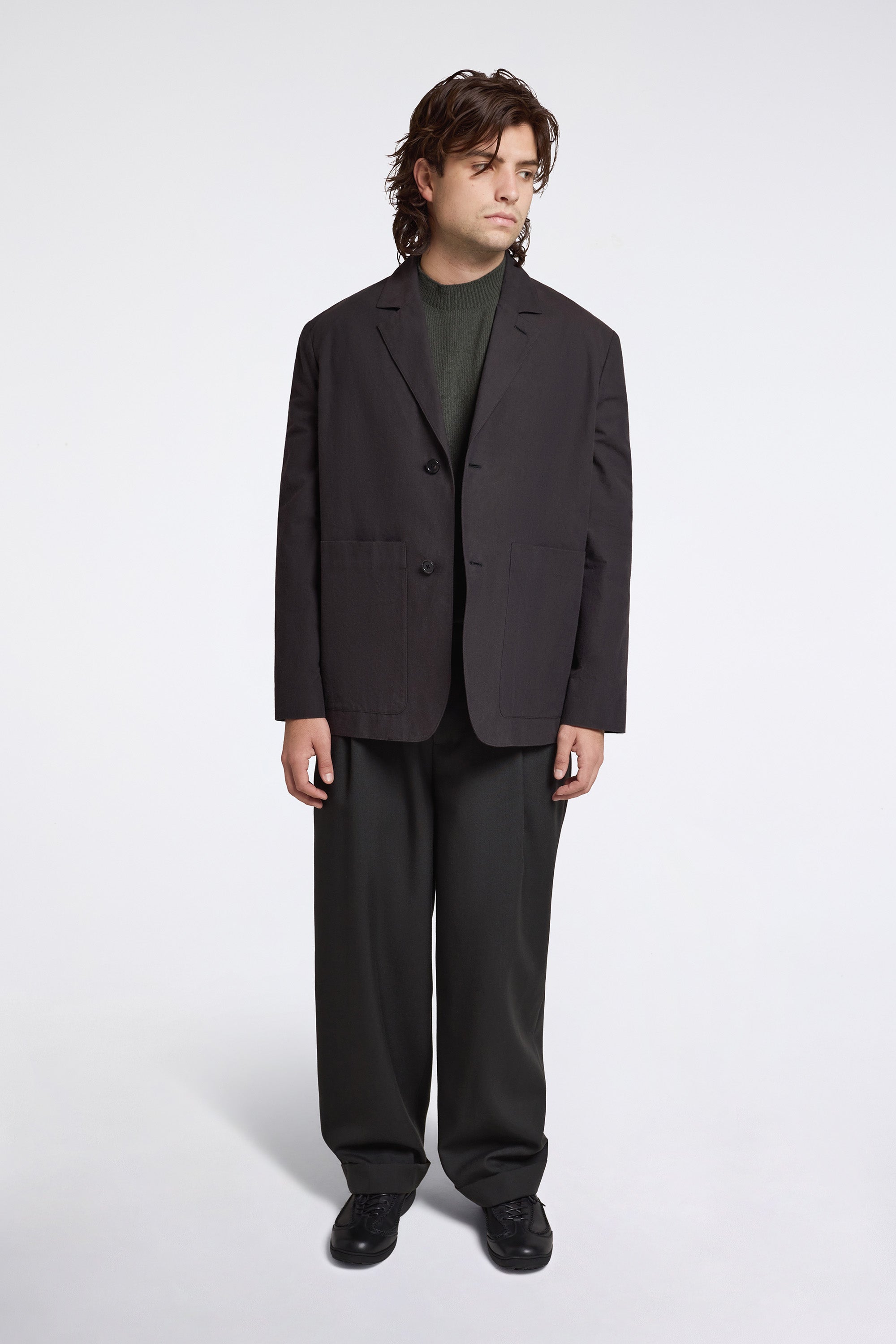 Patch Pocket Blazer Earth
