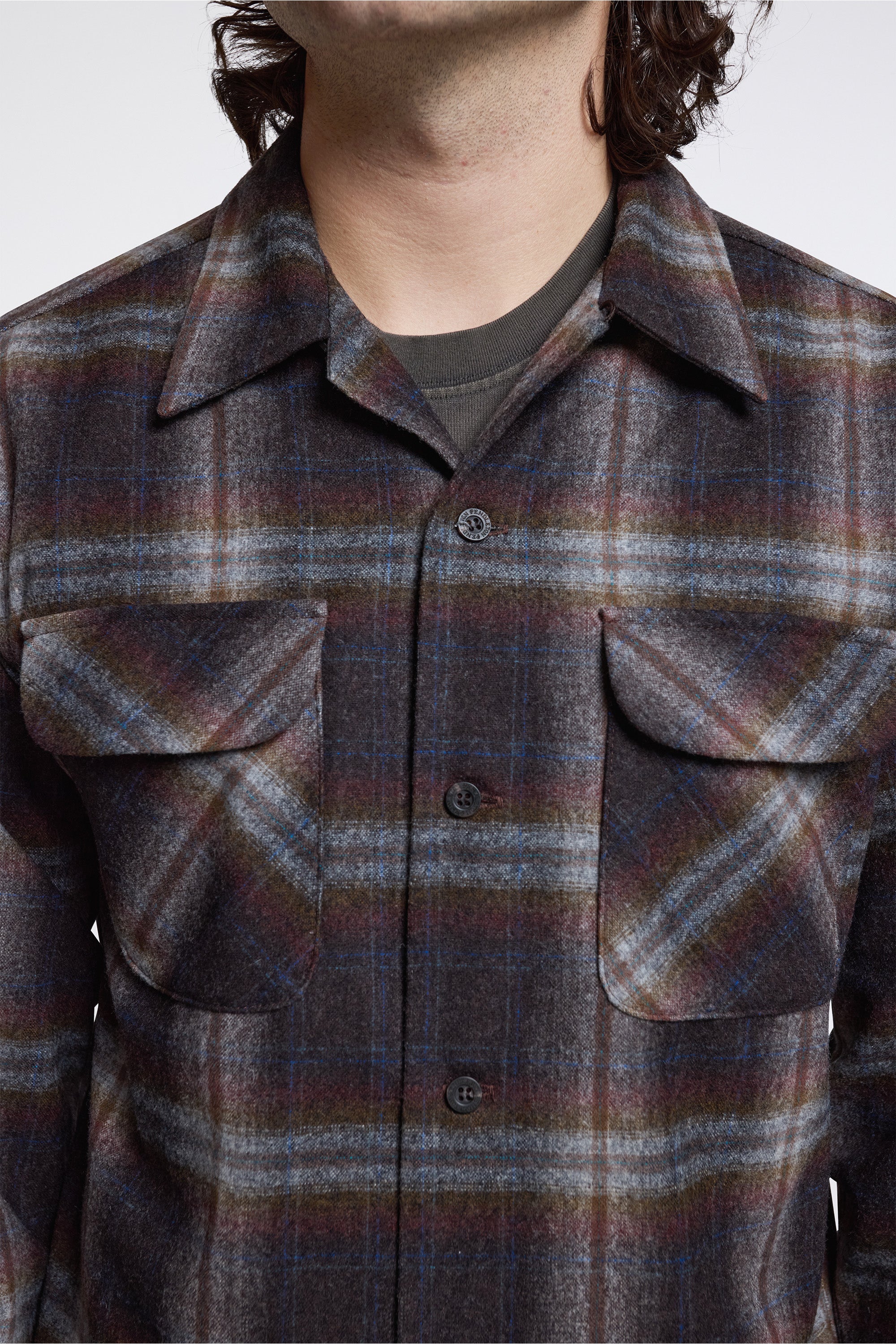 Board Shirt Grey Mix Multi Ombre