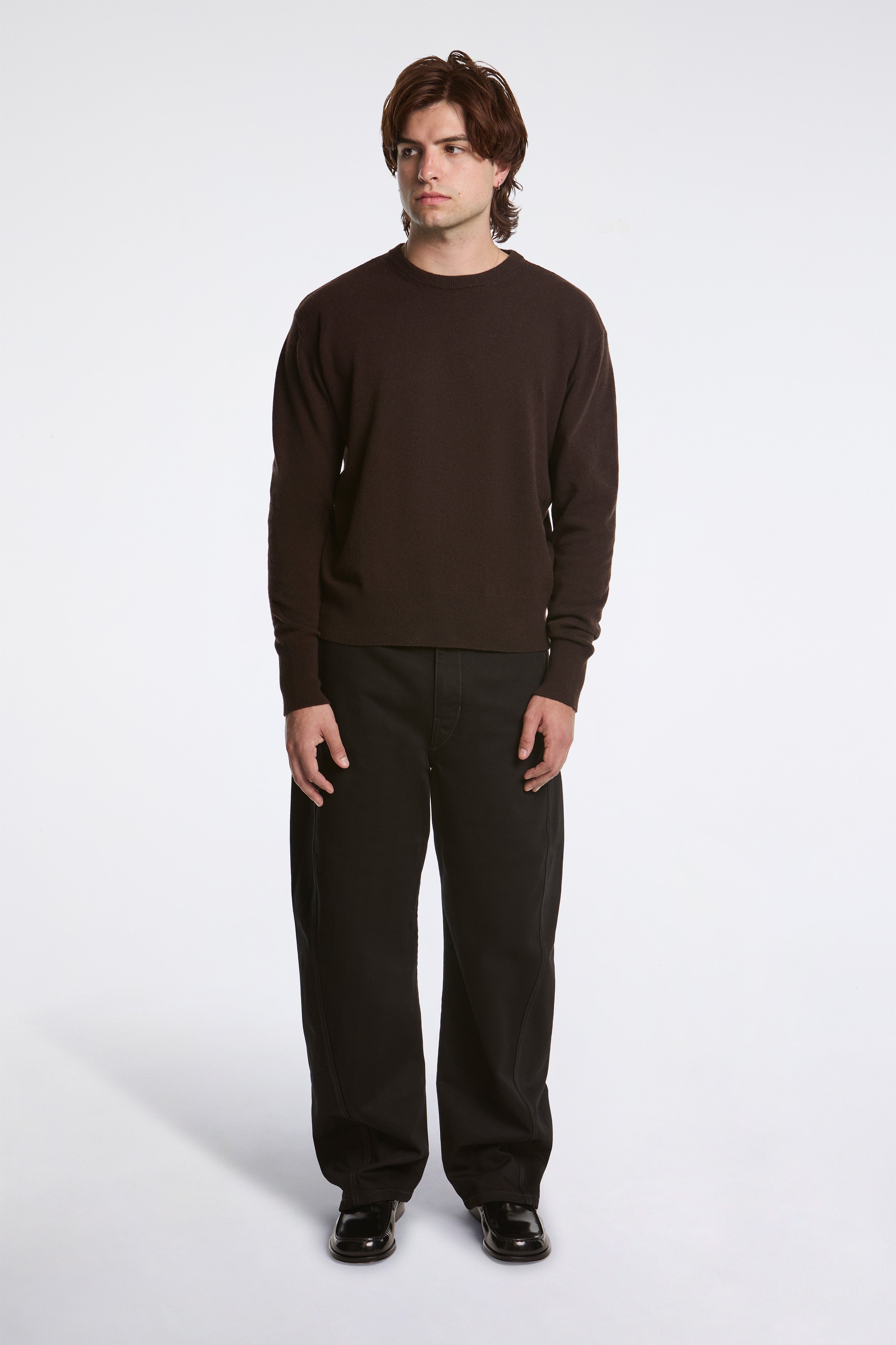 Lemaire Twisted Belted Pant Black | HAVN