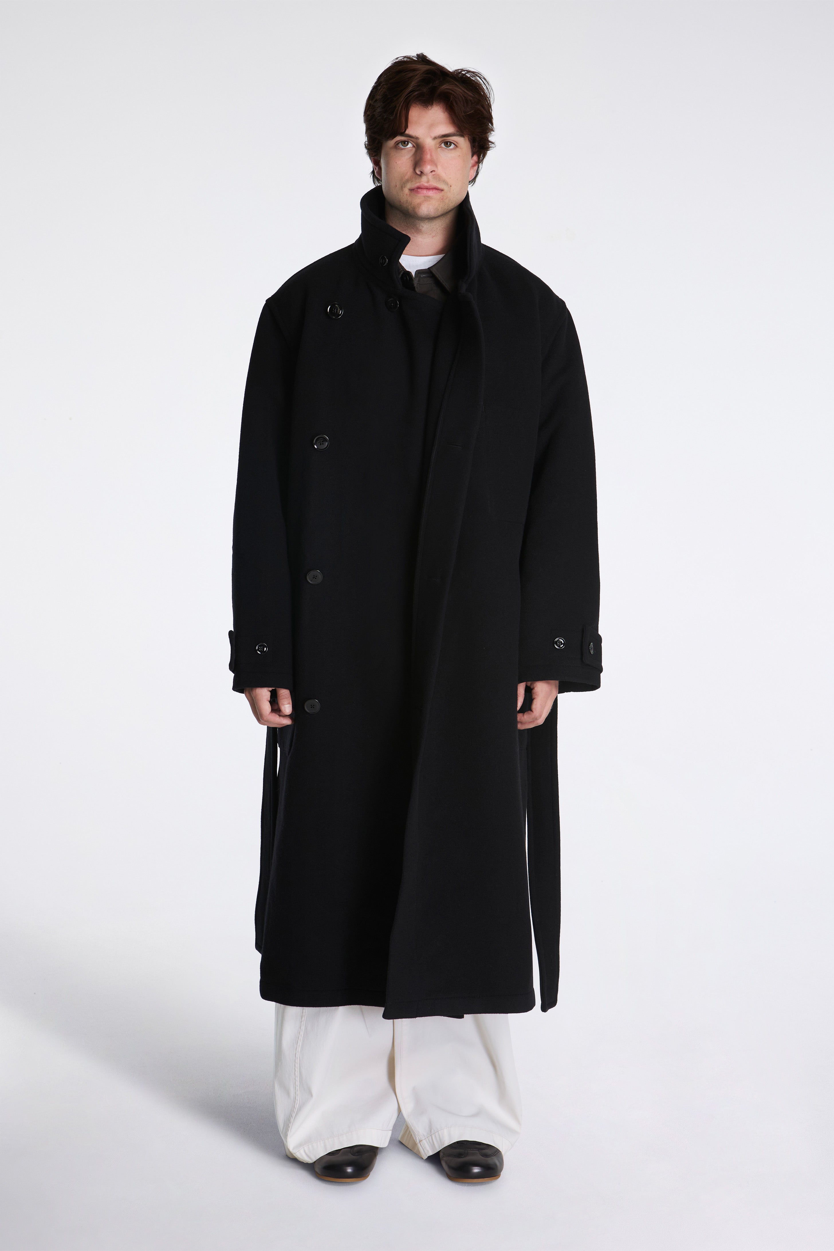 Wrap Coat Black