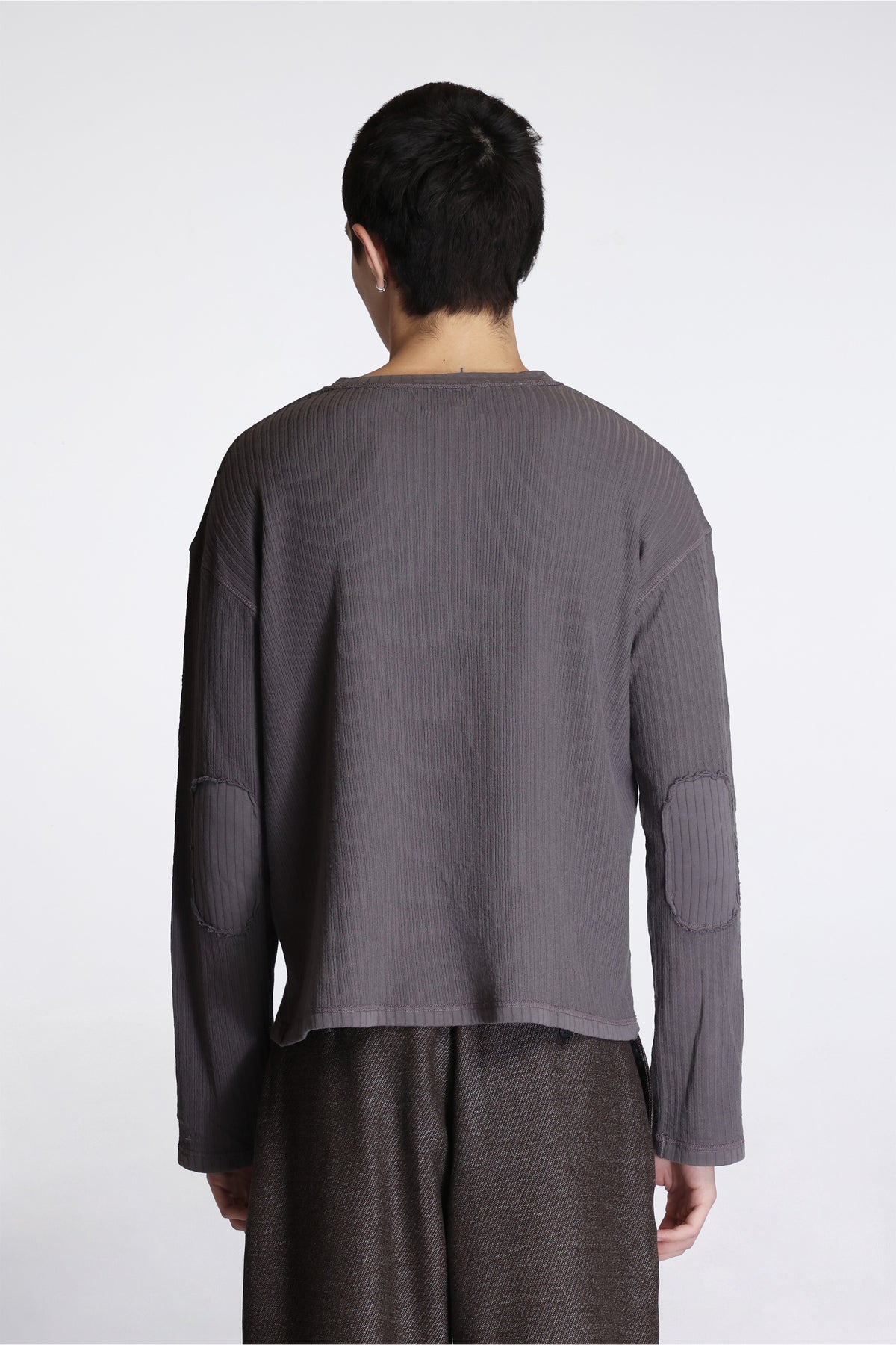 Reverse Rib Sweater Murkey Grey