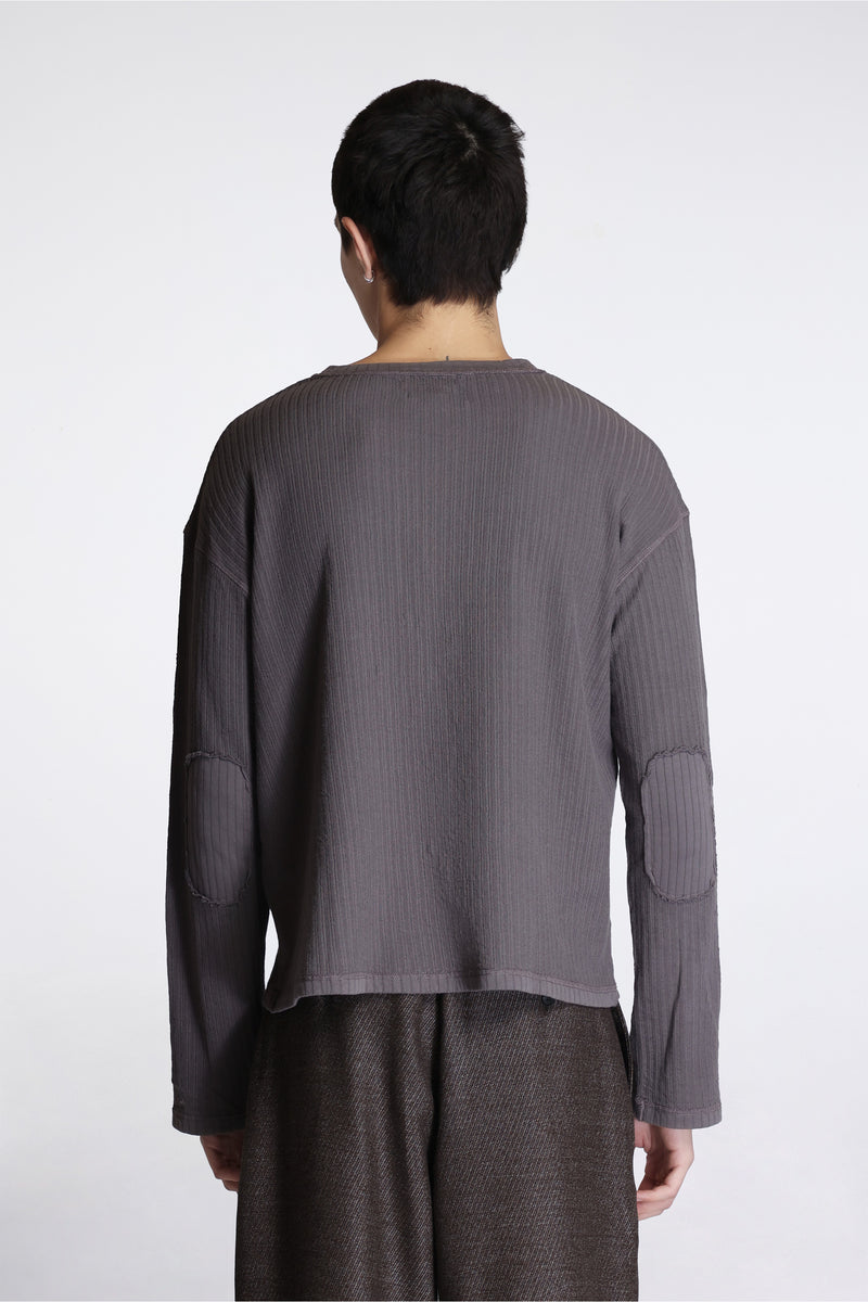 Reverse Rib Sweater Murkey Grey