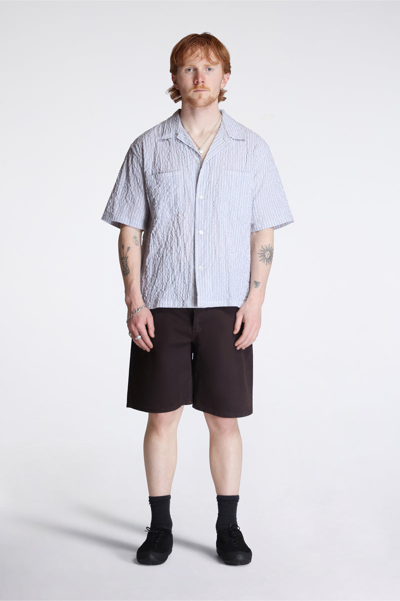Korshavn Relaxed 5 Pocket Resist Dyed Twill Short Shale