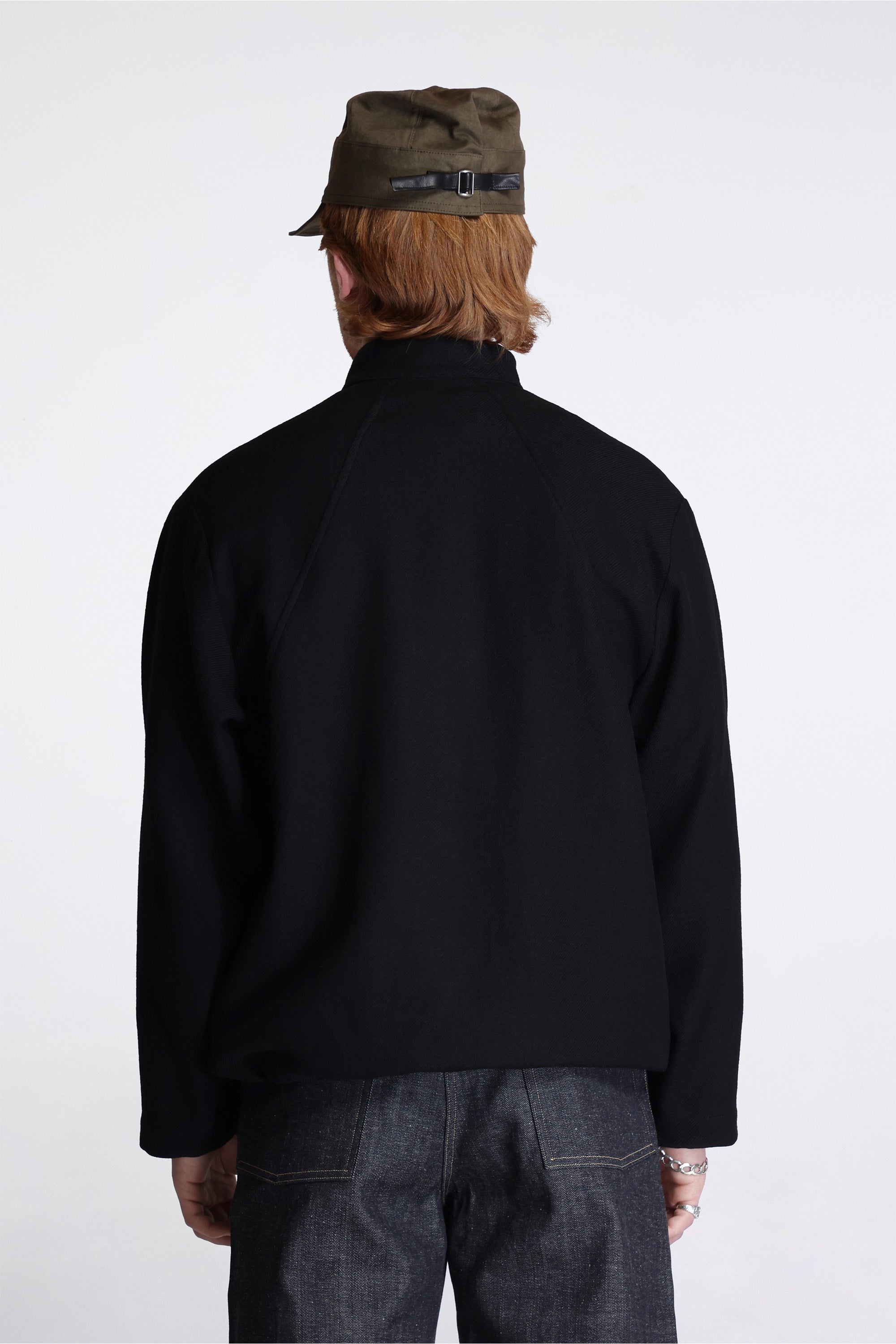 Work Smock Wool Serge Black