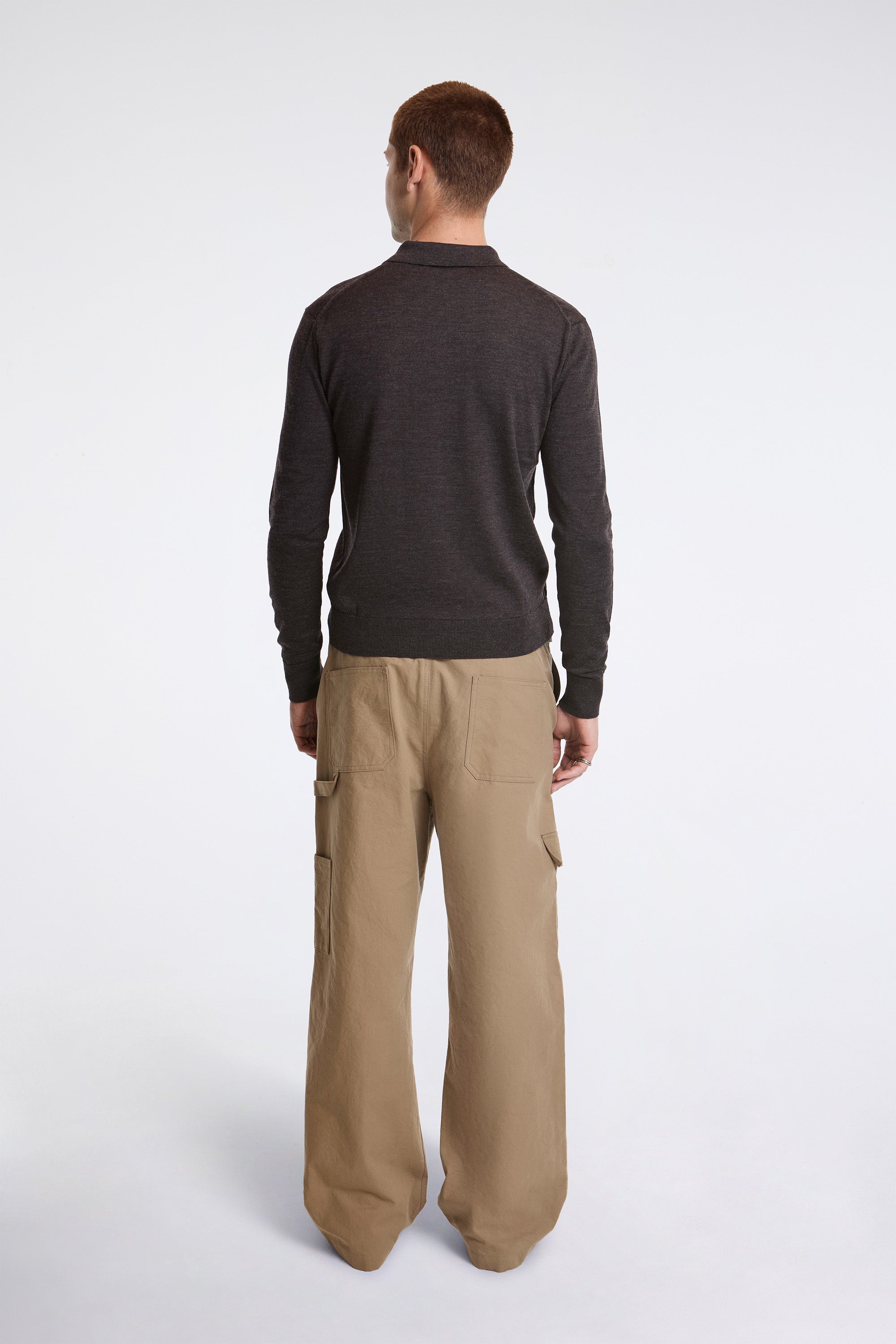 Men's Pocket Work Trousers Khaki