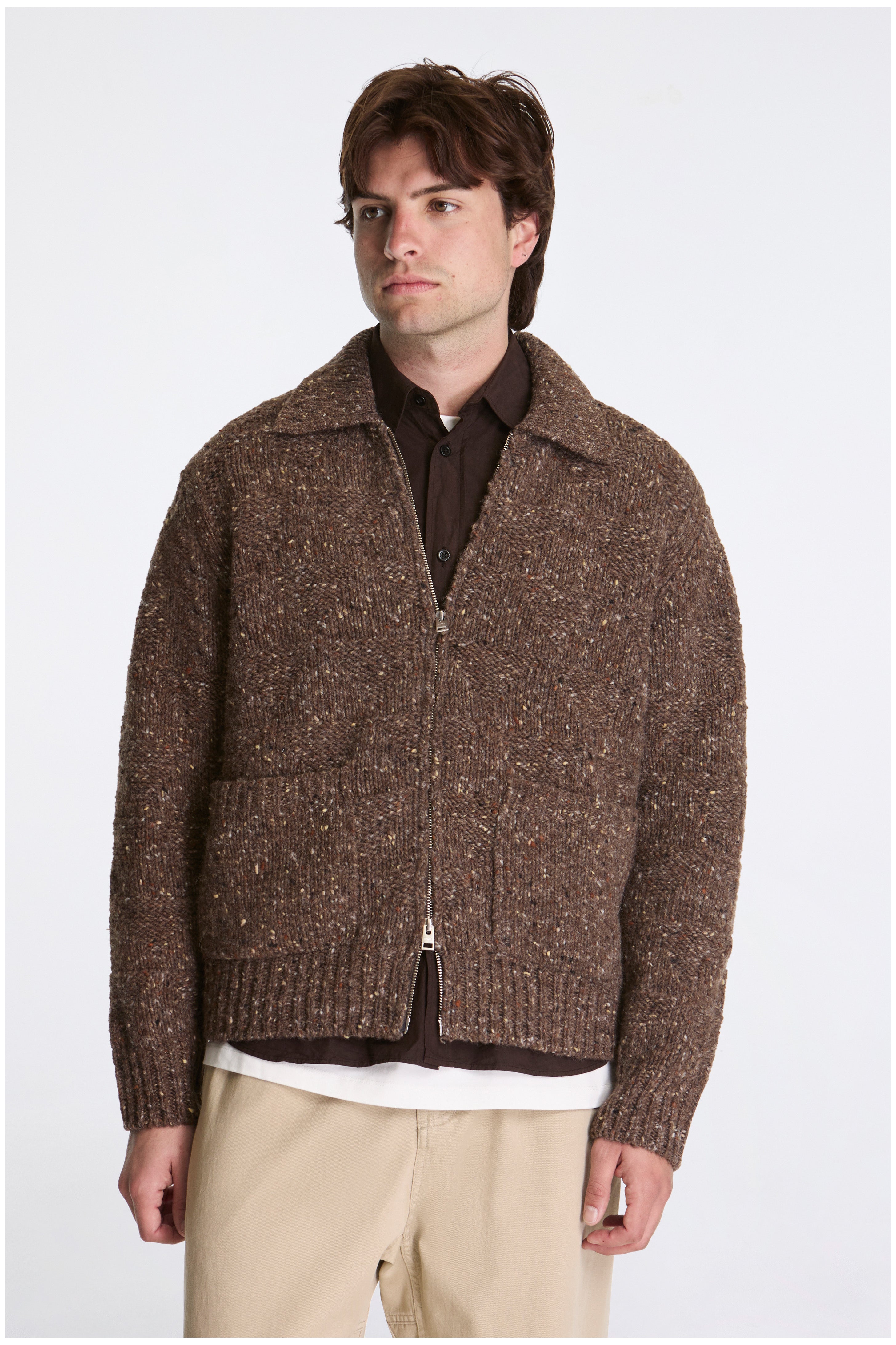 Erik Donegal Diamond Jacket Seal Brown