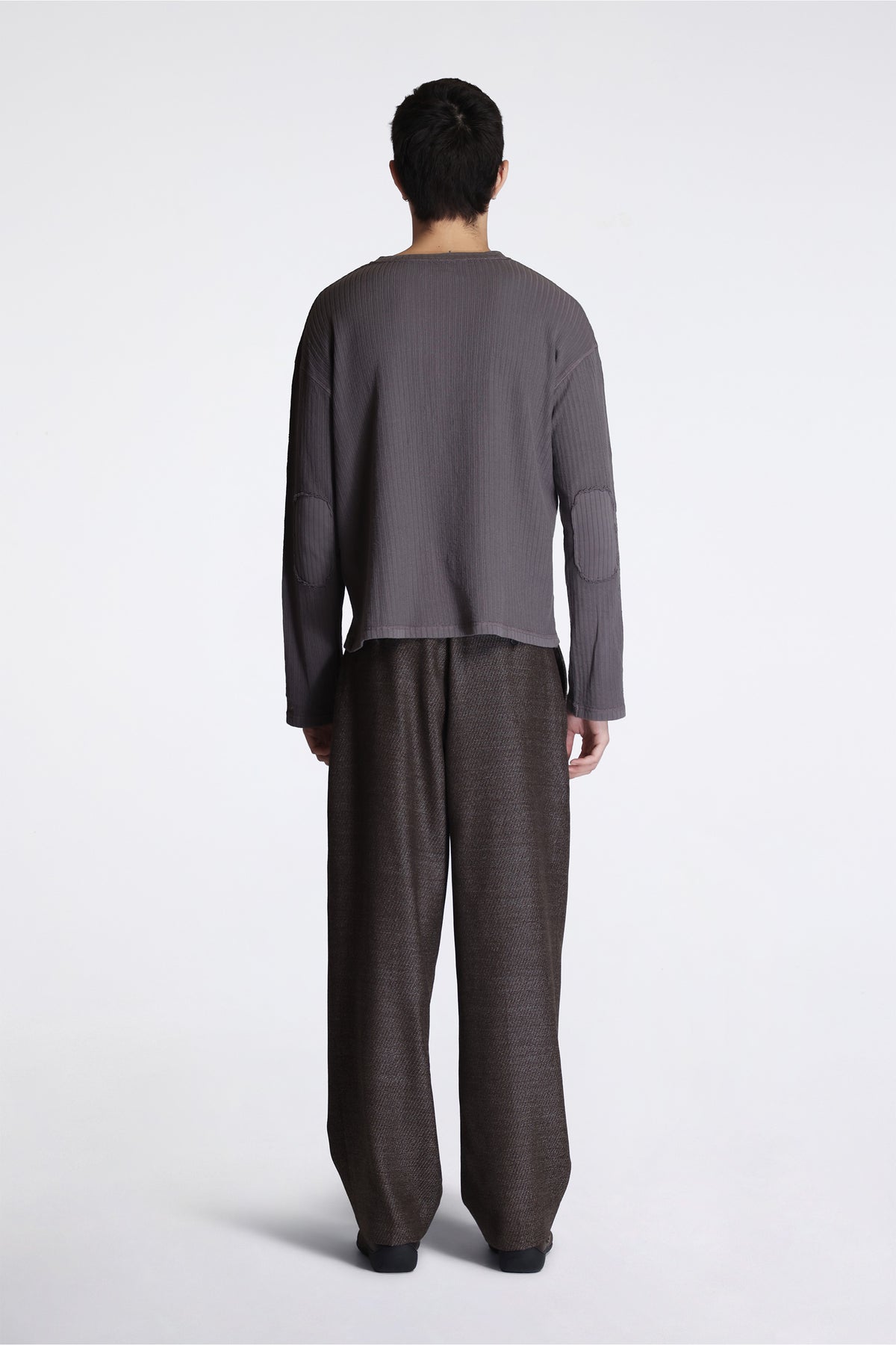 Reverse Rib Sweater Murkey Grey