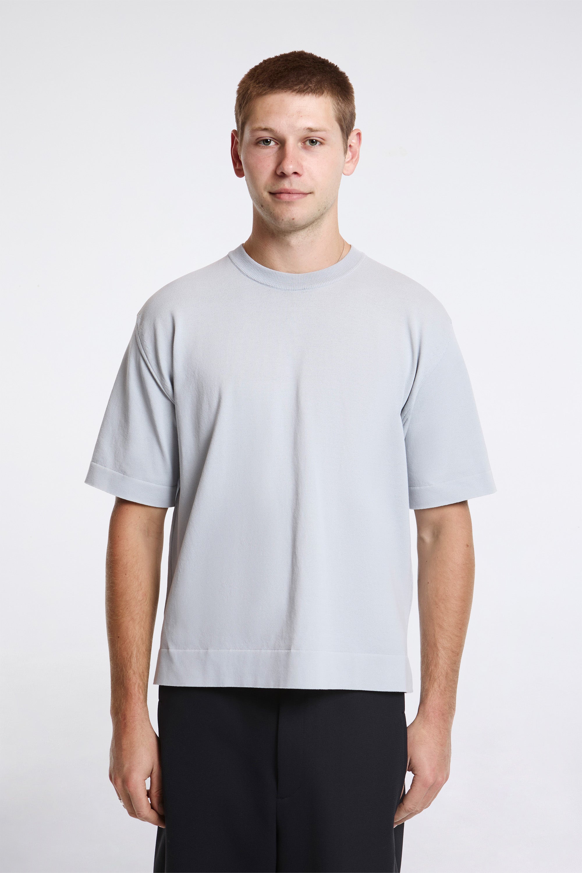 Tc Soft Short Sleeve Tee Shirt Light Gray