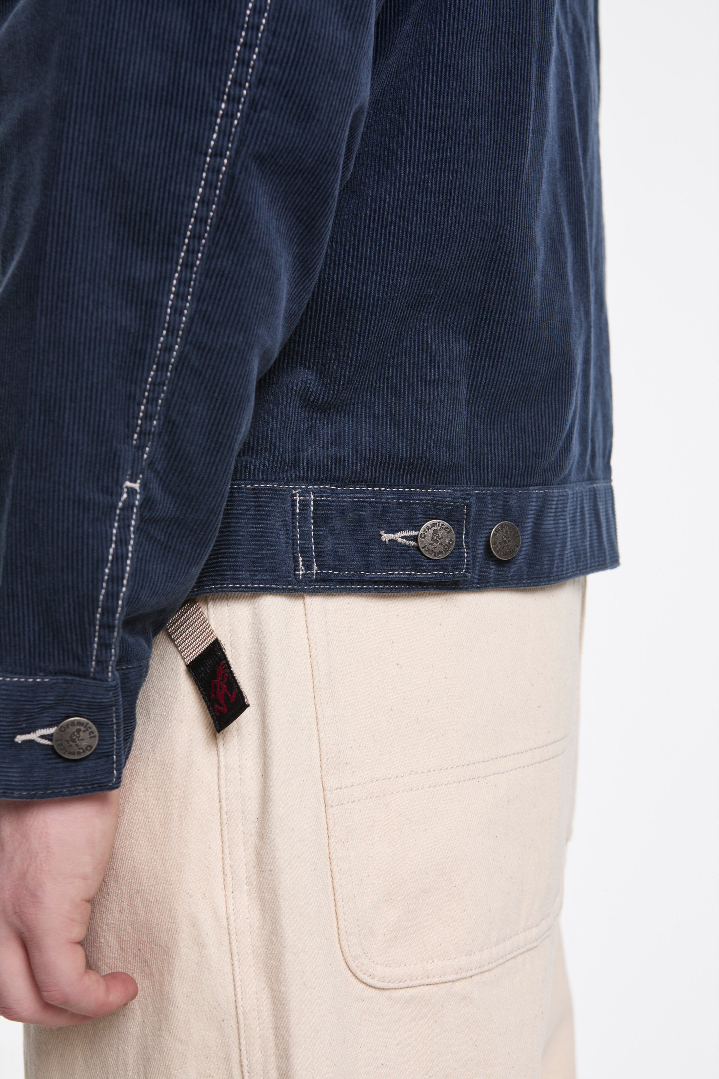 Corduroy Trucker Jacket Navy