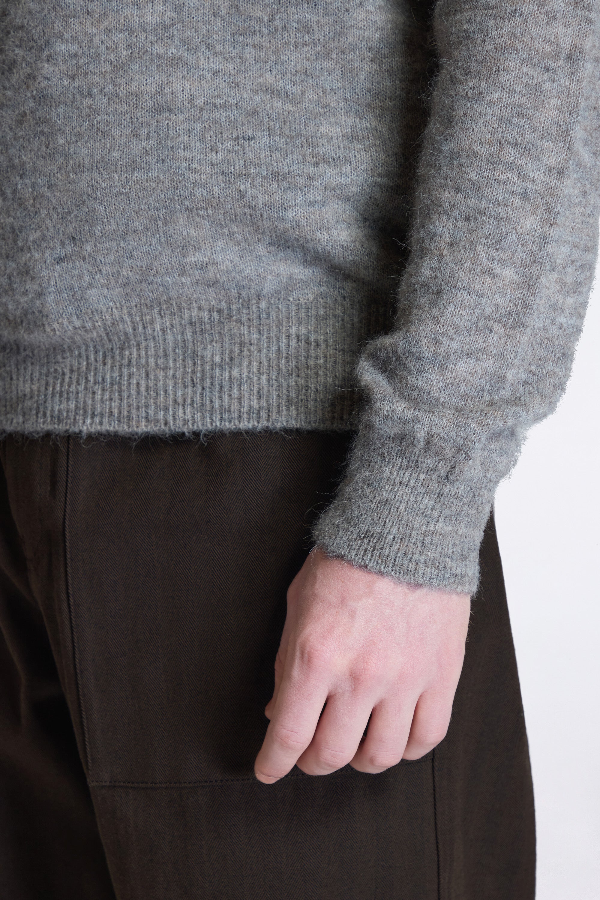 Nordevik Baby Alpaca Sweater Walnut