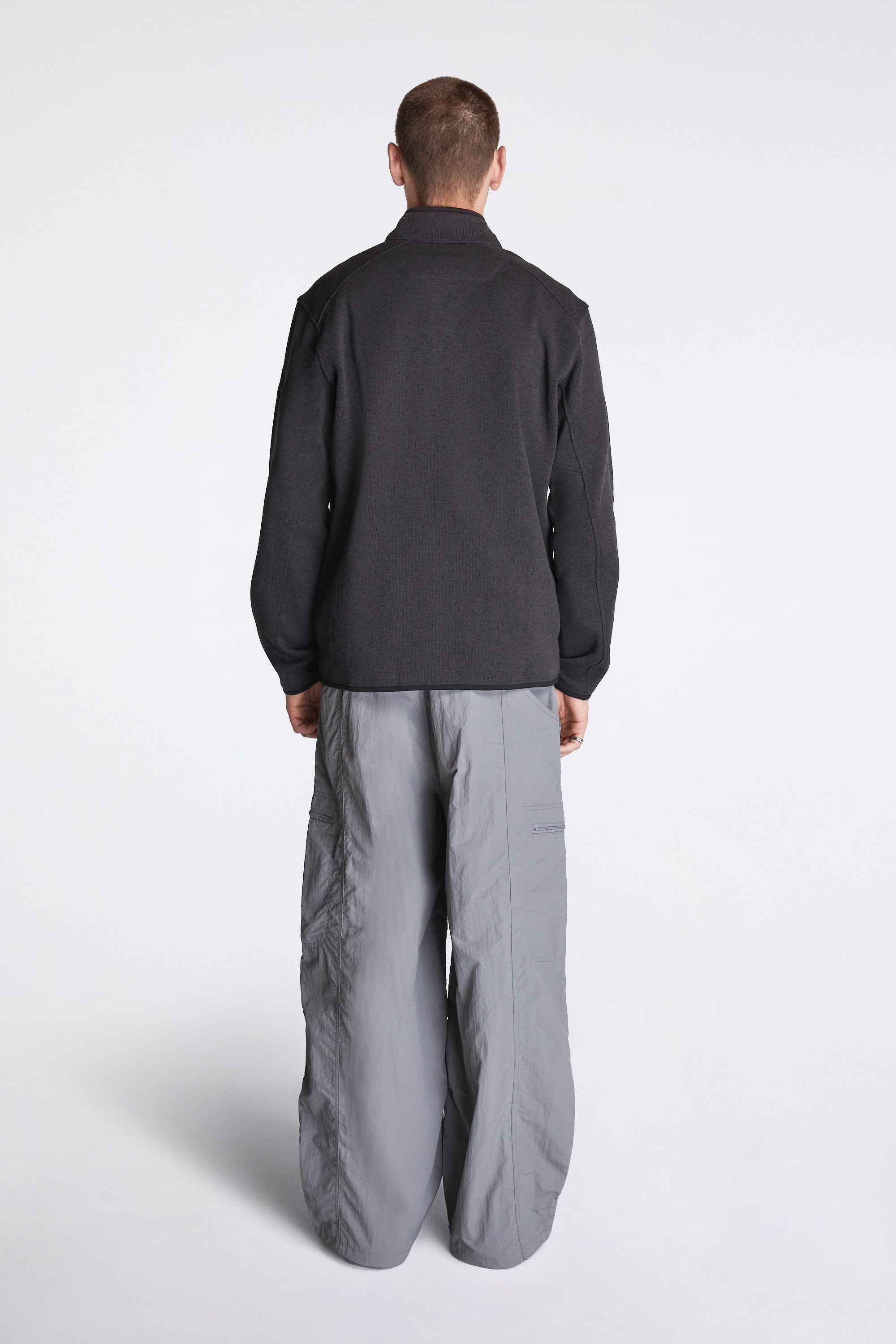 Nylon Balloon Pant Grey
