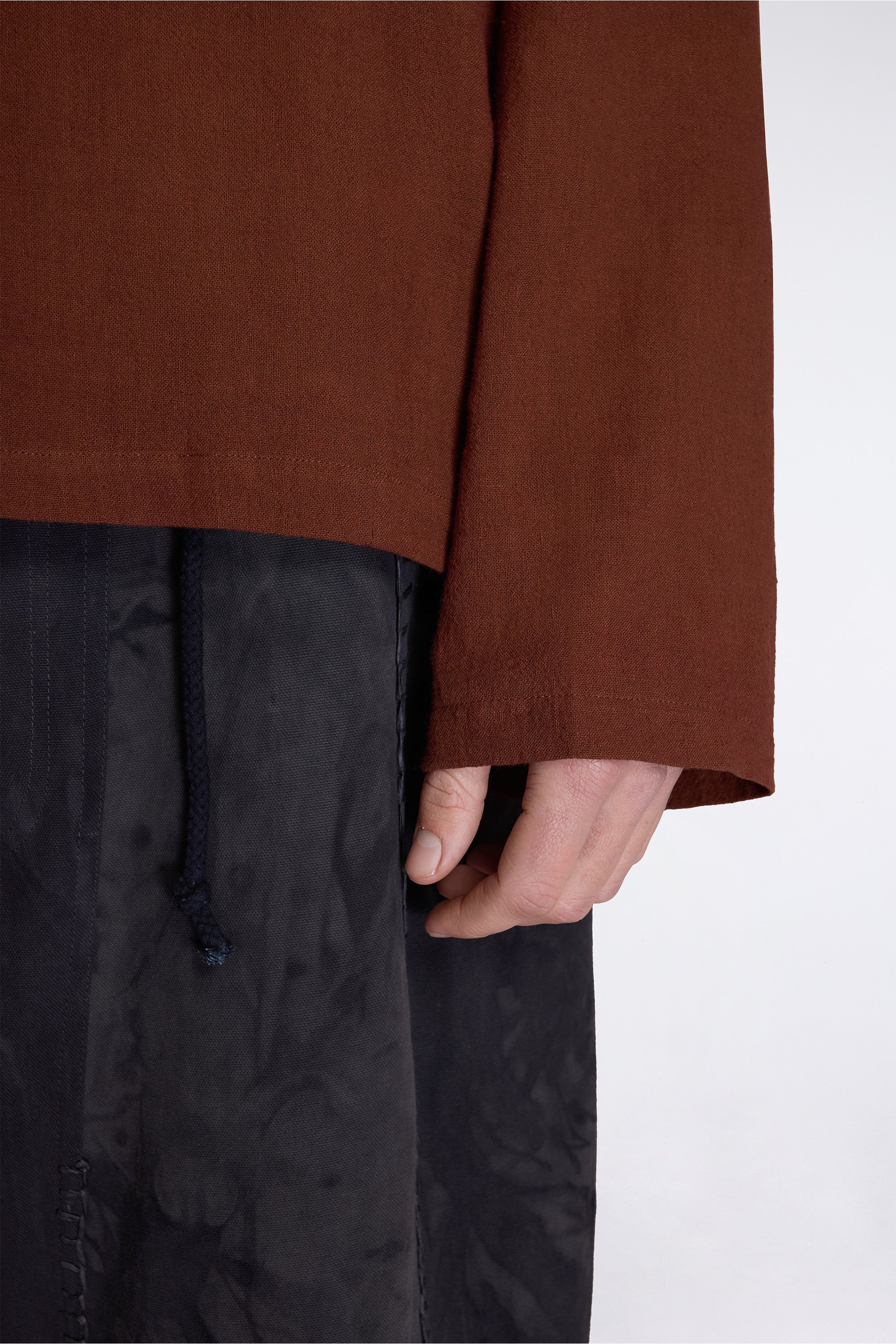 Fisherman Hoodie Brown