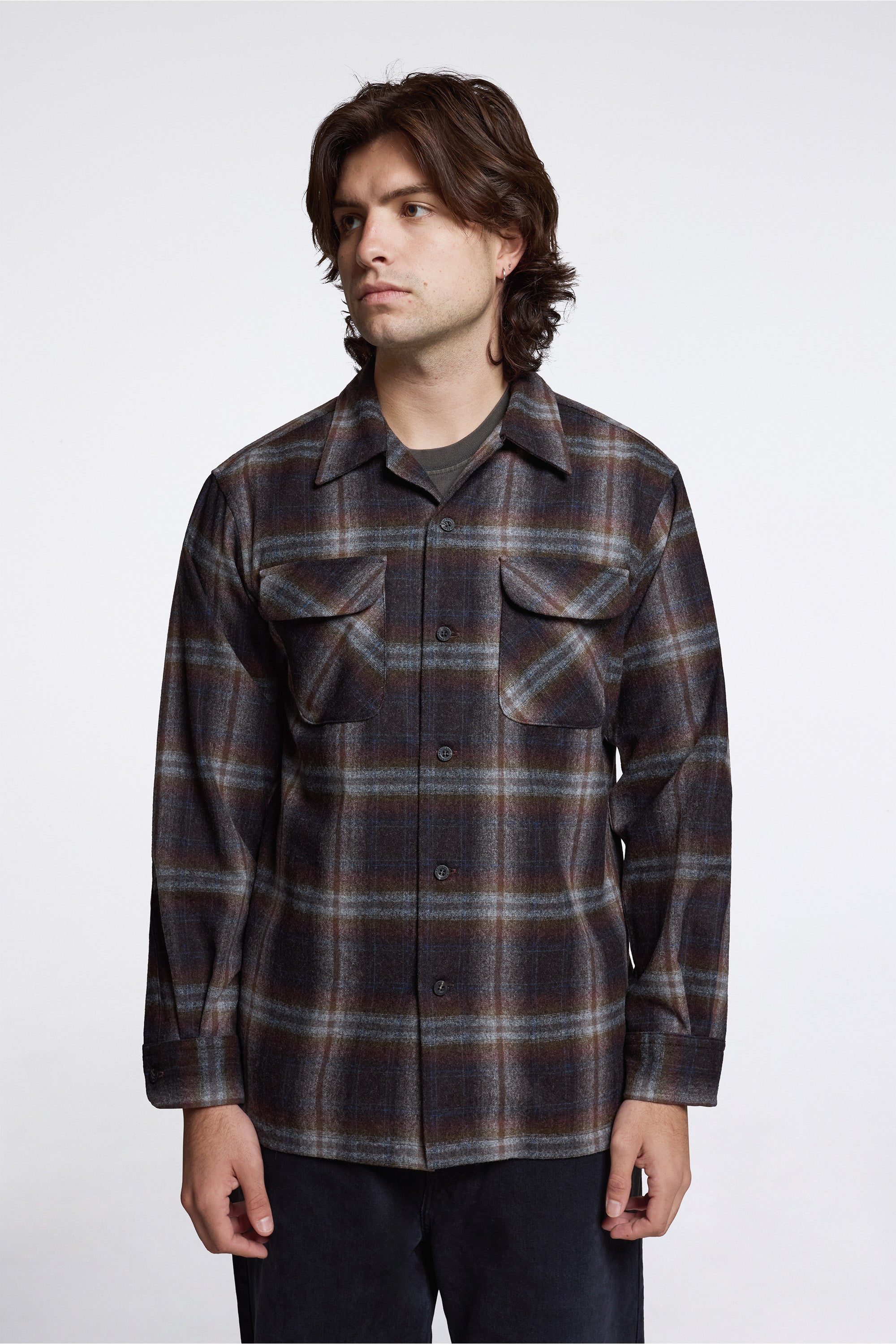 Board Shirt Grey Mix Multi Ombre