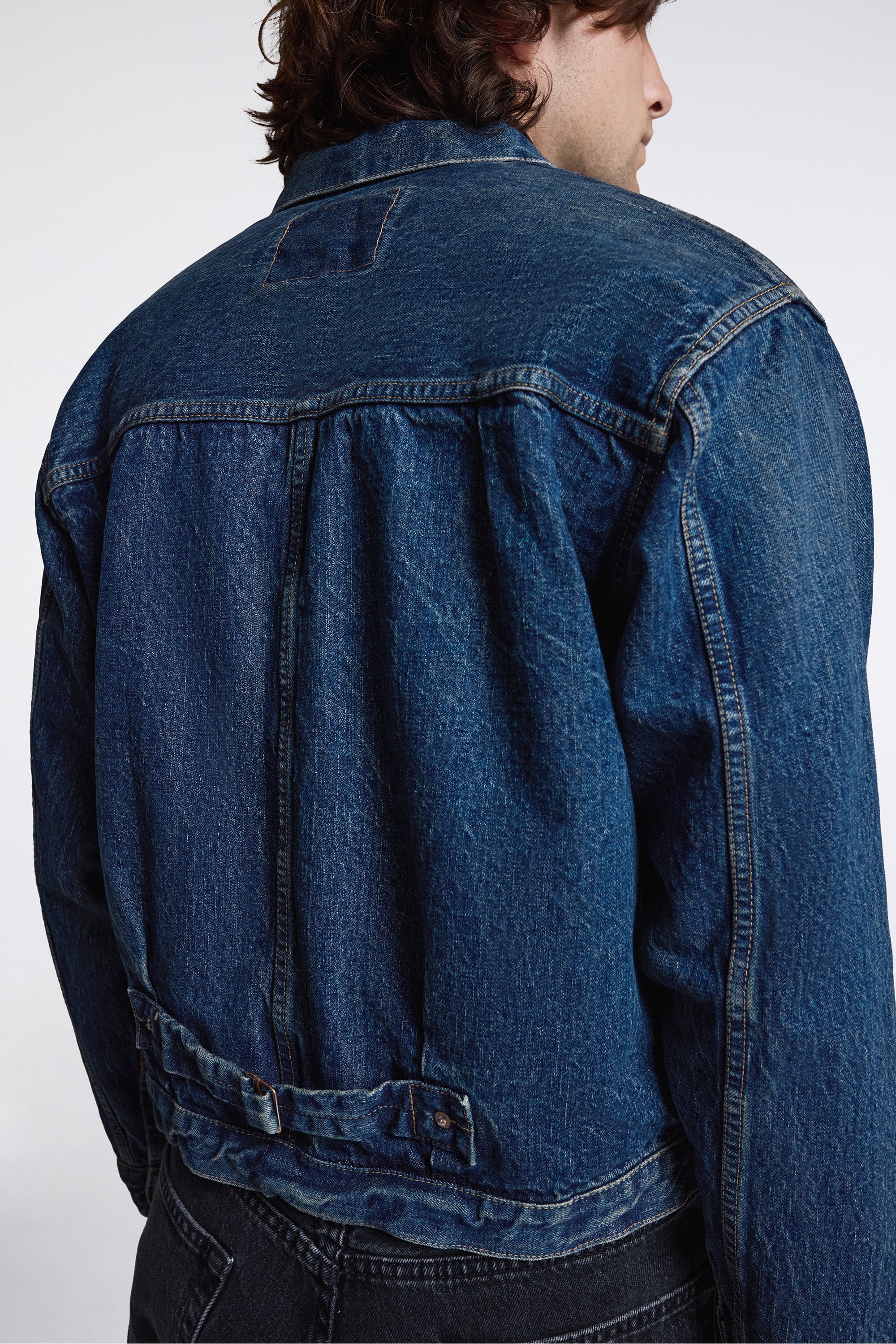 Type1 40's Pleated Front Blouse Used Wash 2 Year Wash