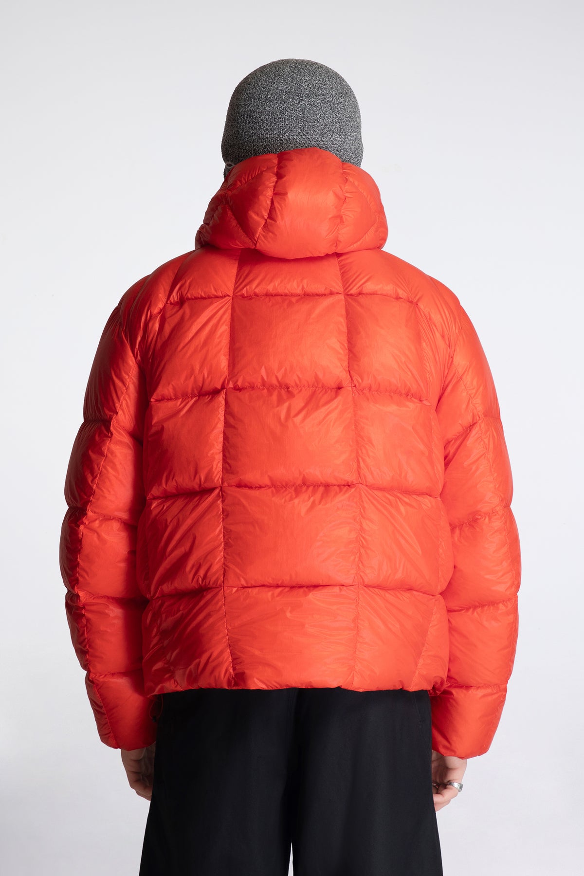 Three-Dimensional Down Parka Scarlet