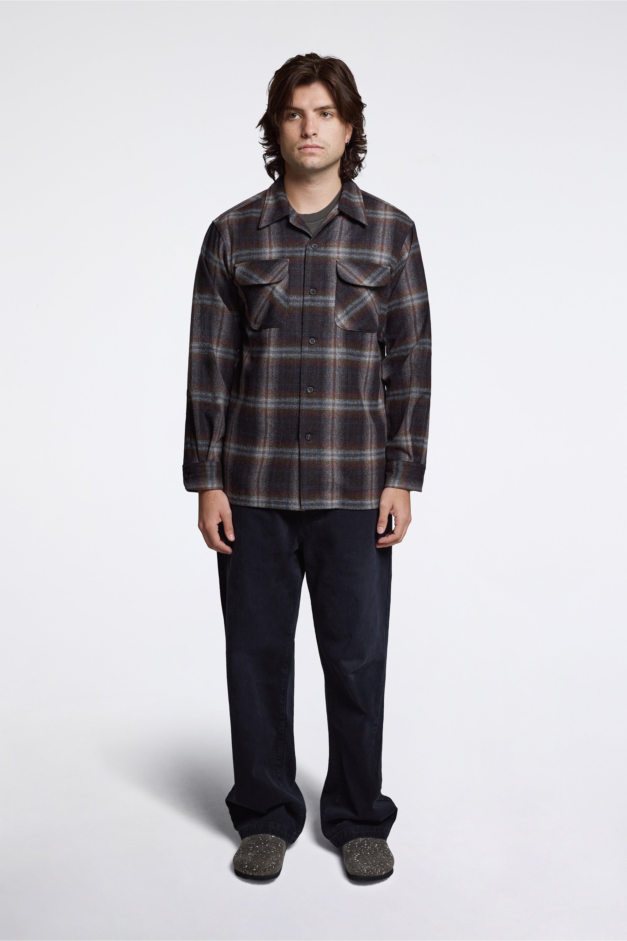 Board Shirt Grey Mix Multi Ombre