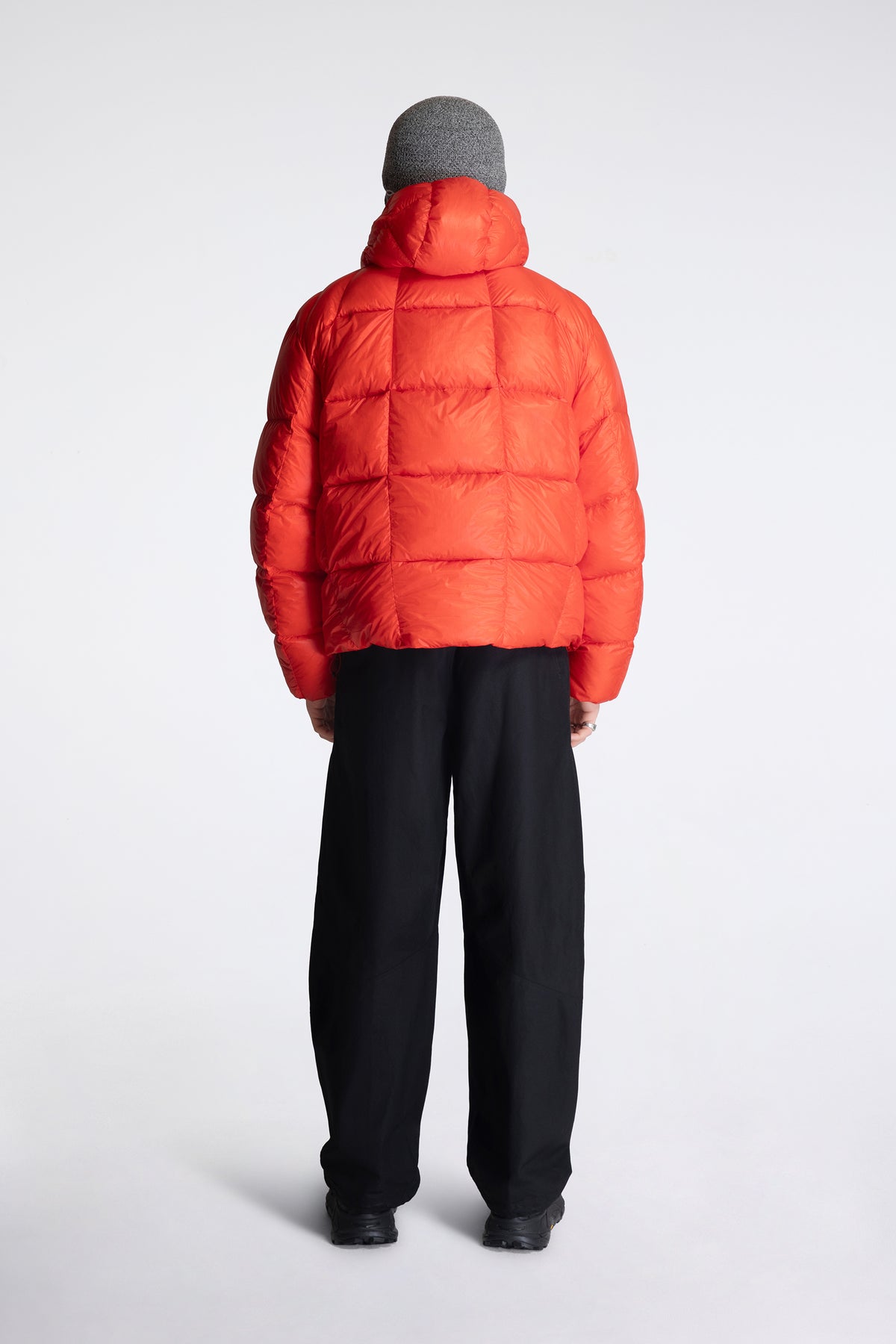 Three-Dimensional Down Parka Scarlet