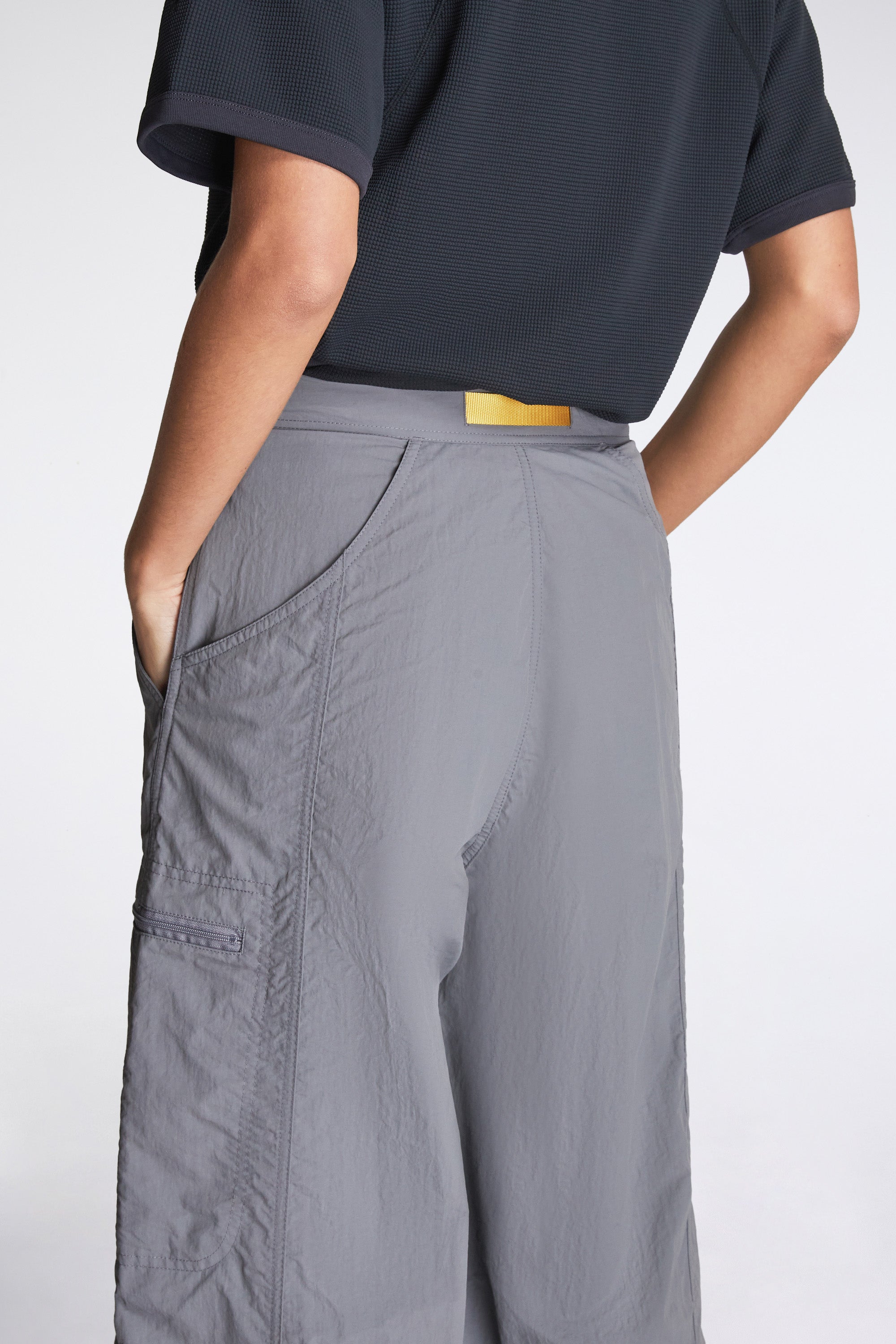 Nylon Balloon Pant Grey