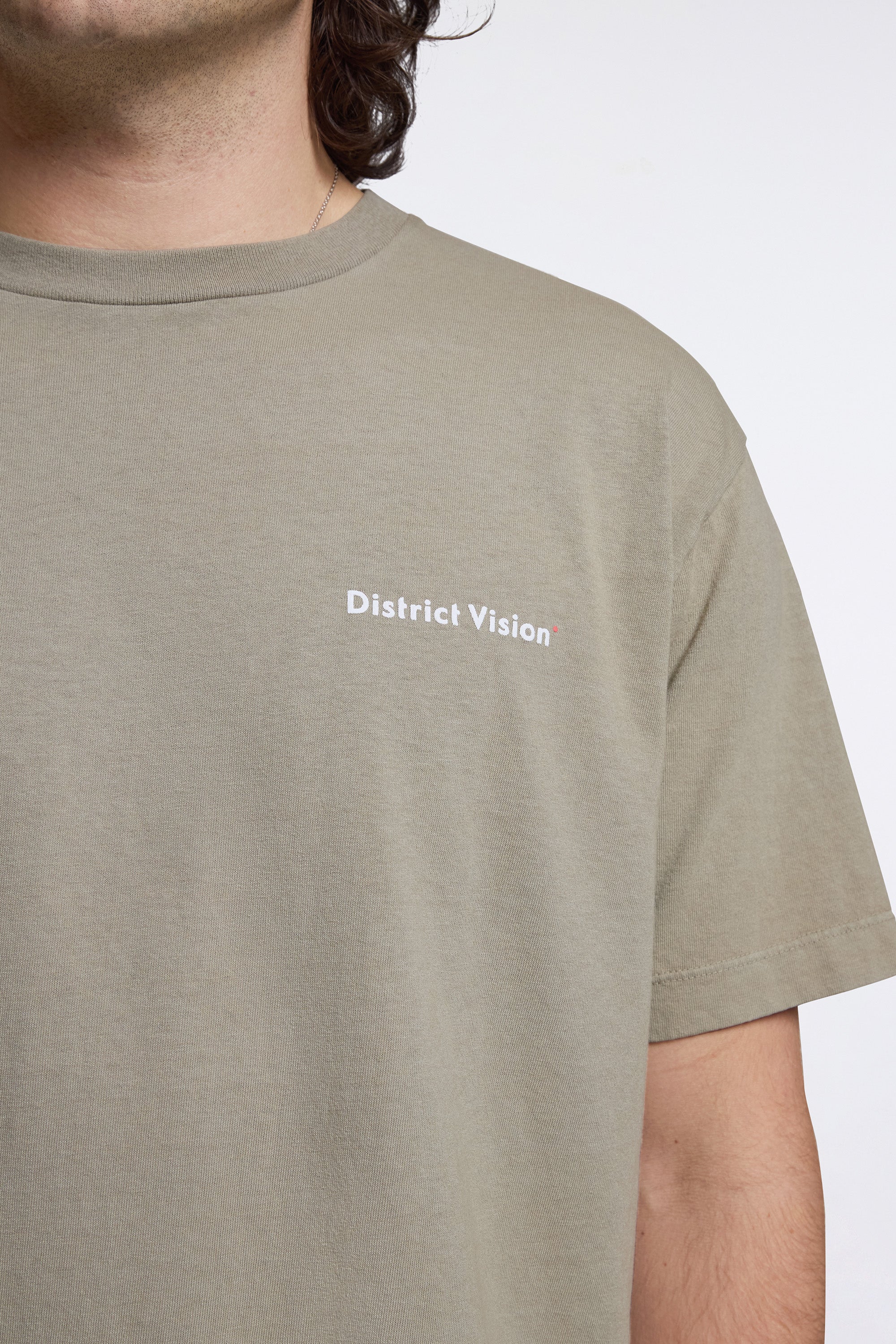 California Cotton Tee Arrow Eye Warm Grey