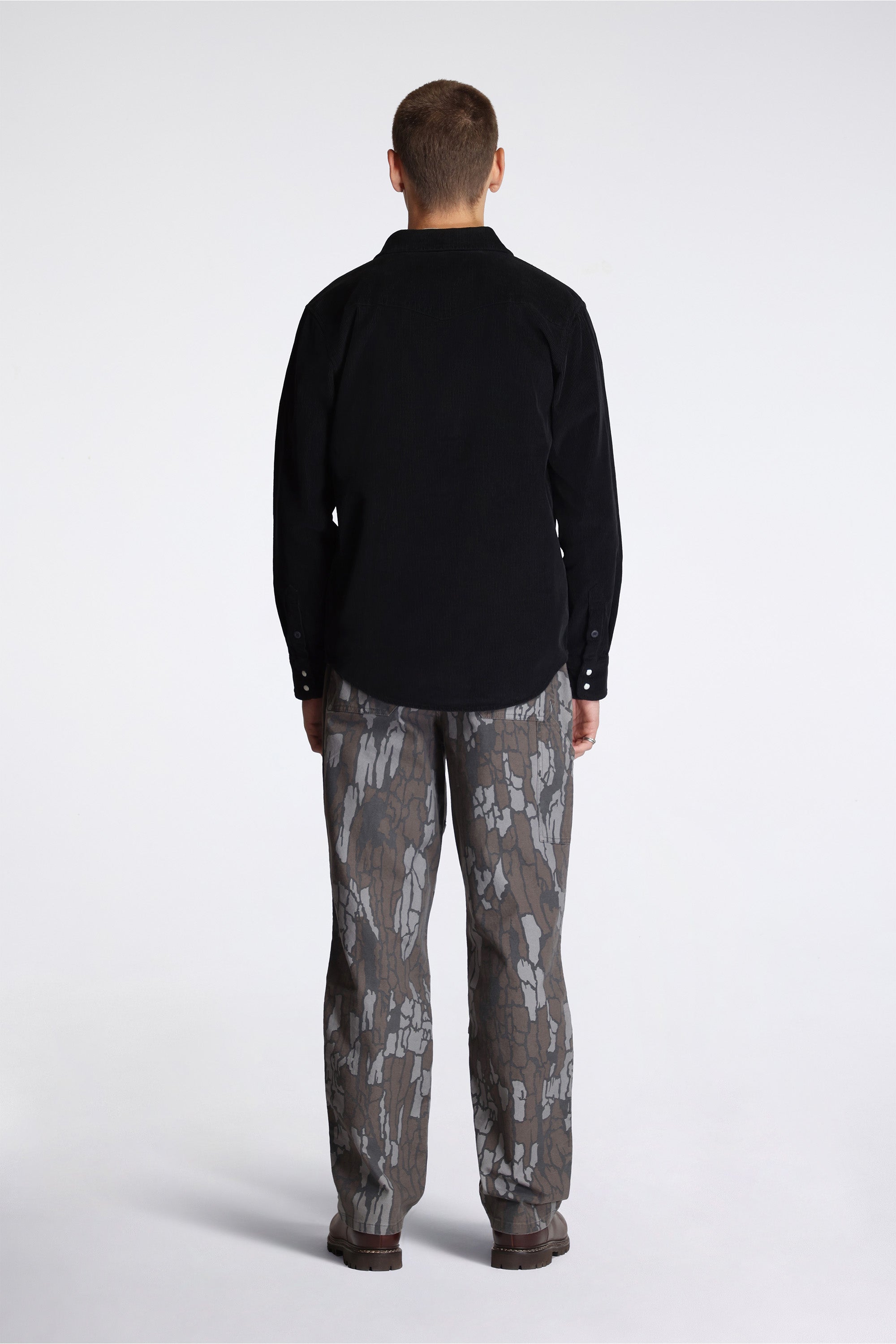Mountain Shirt Corduroy Mens Black