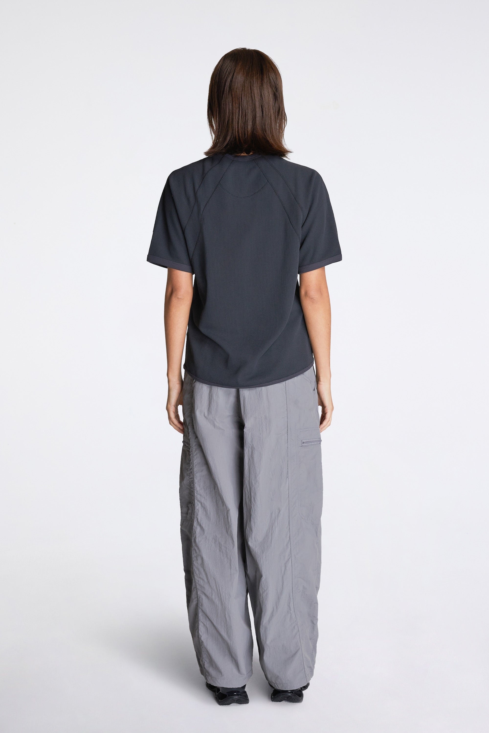 Nylon Balloon Pant Grey