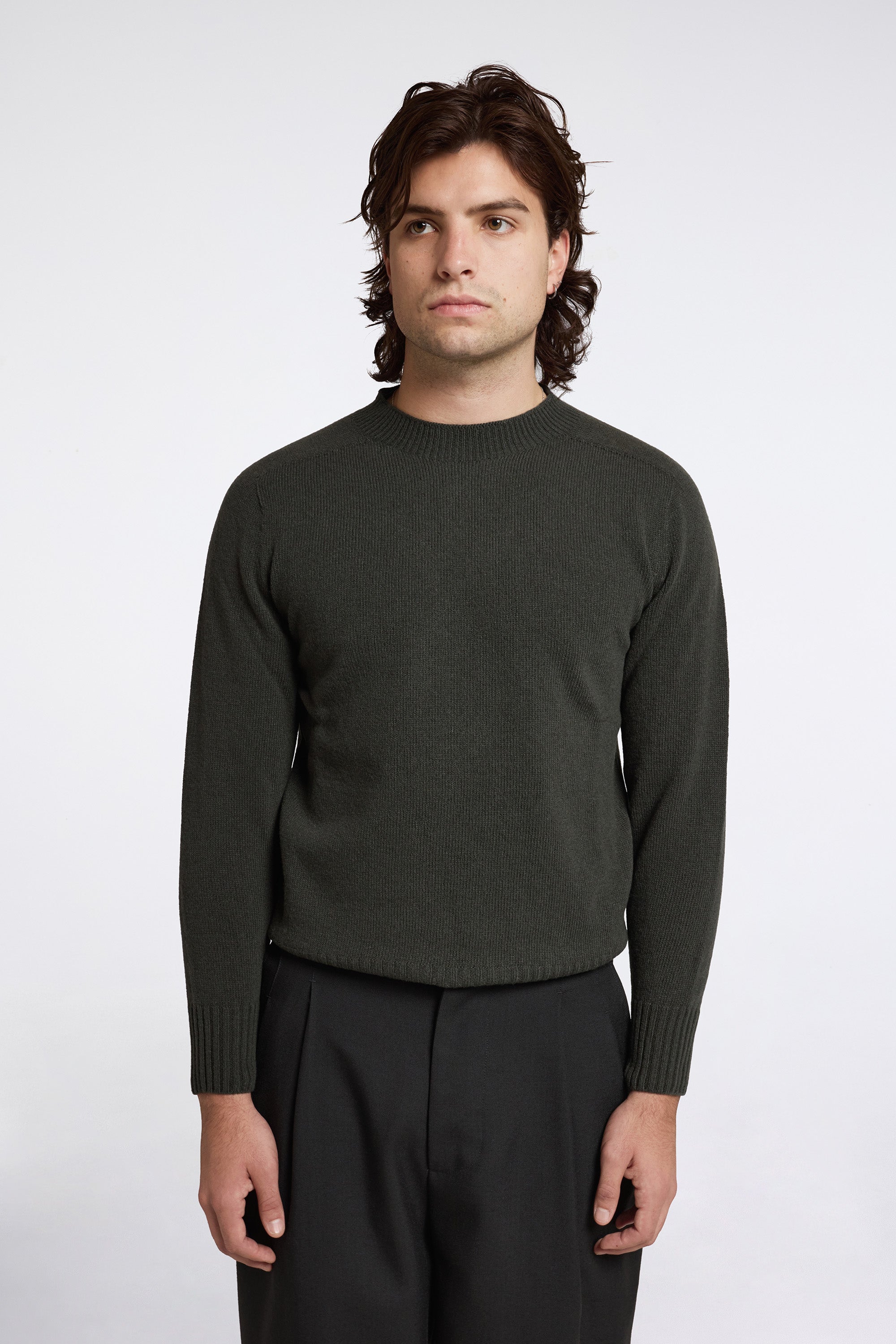 Seamless Crew Neck Cypress