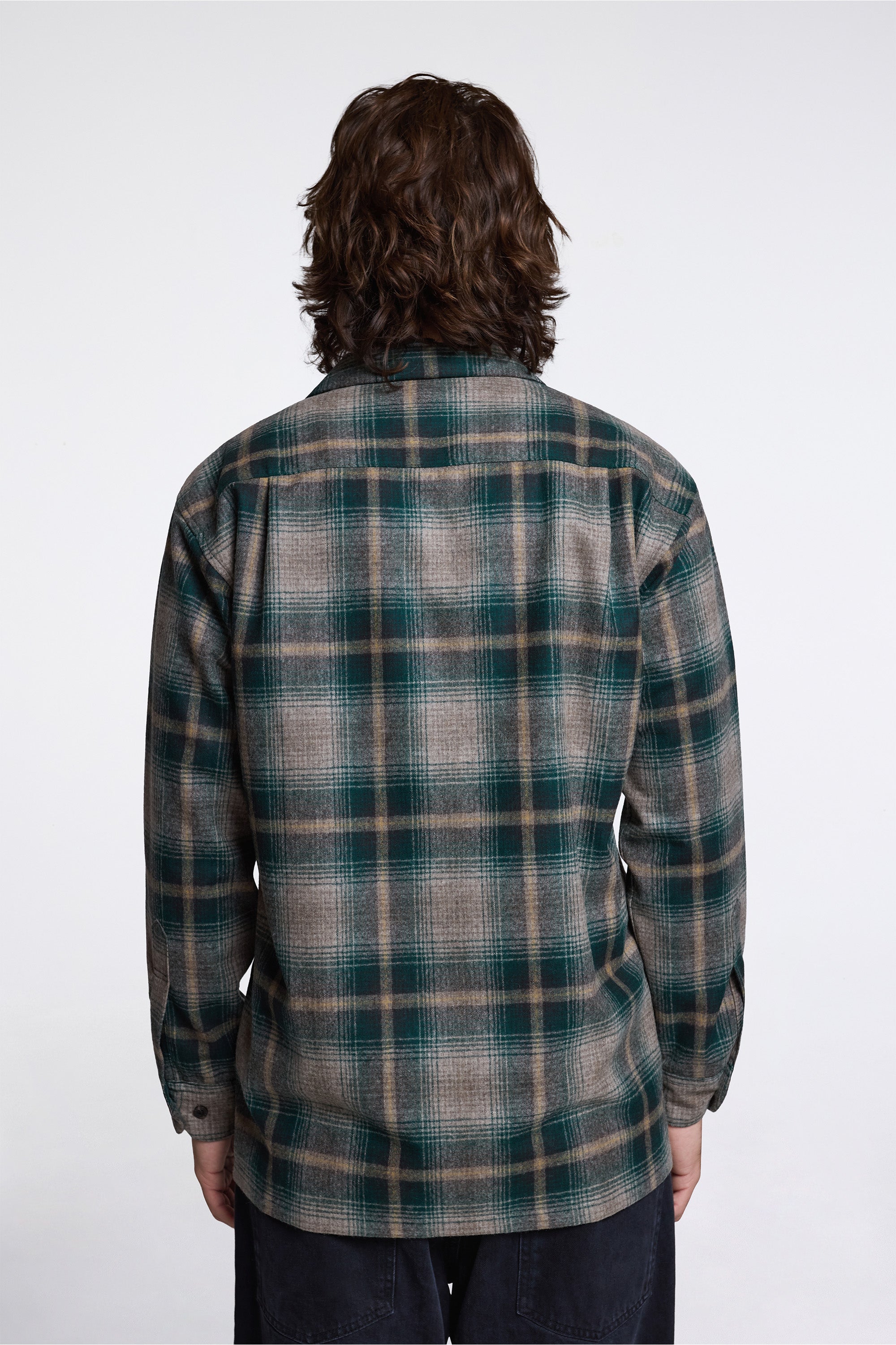 Board Shirt Green/Brown Ombre