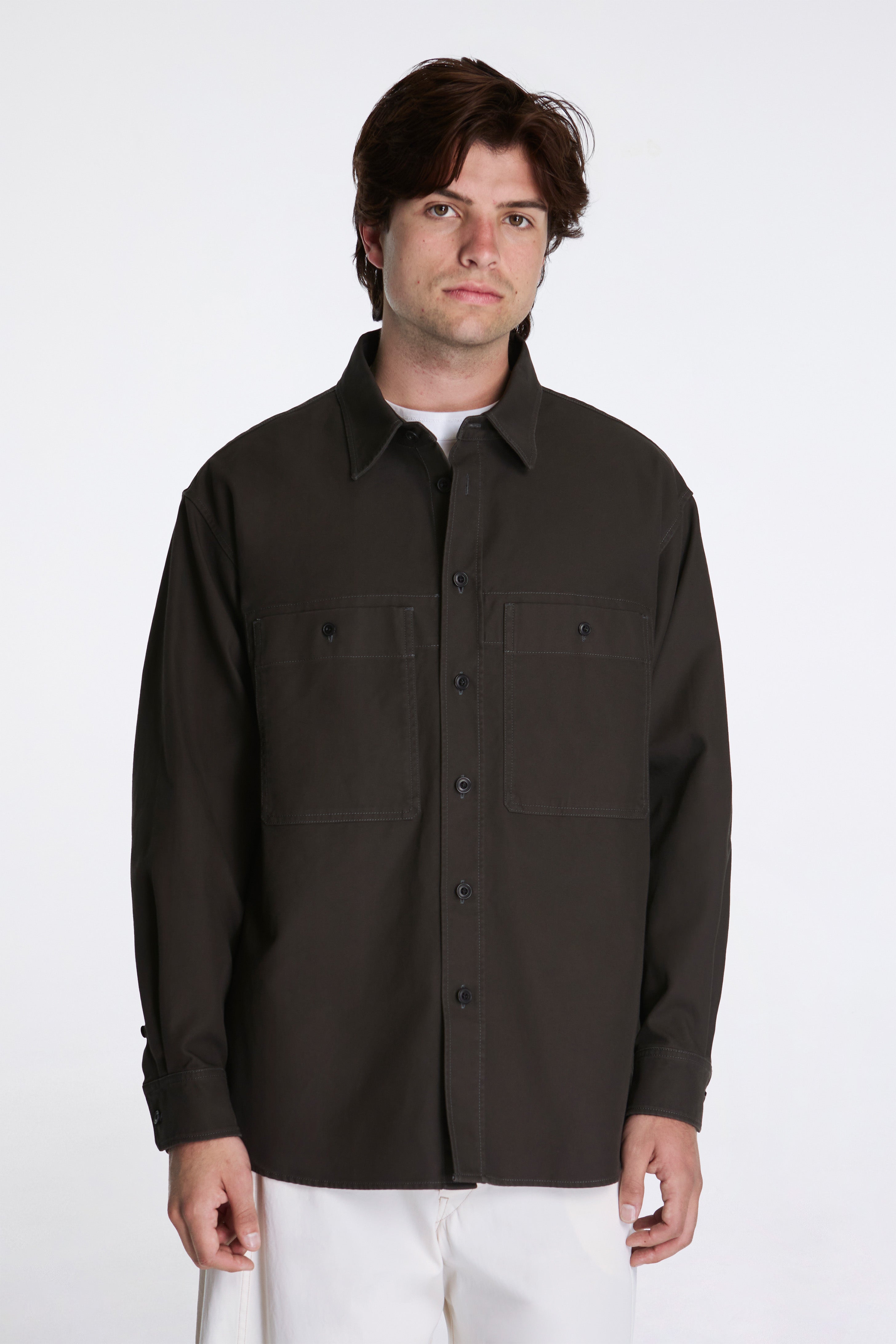 Utility Overshirt Espresso
