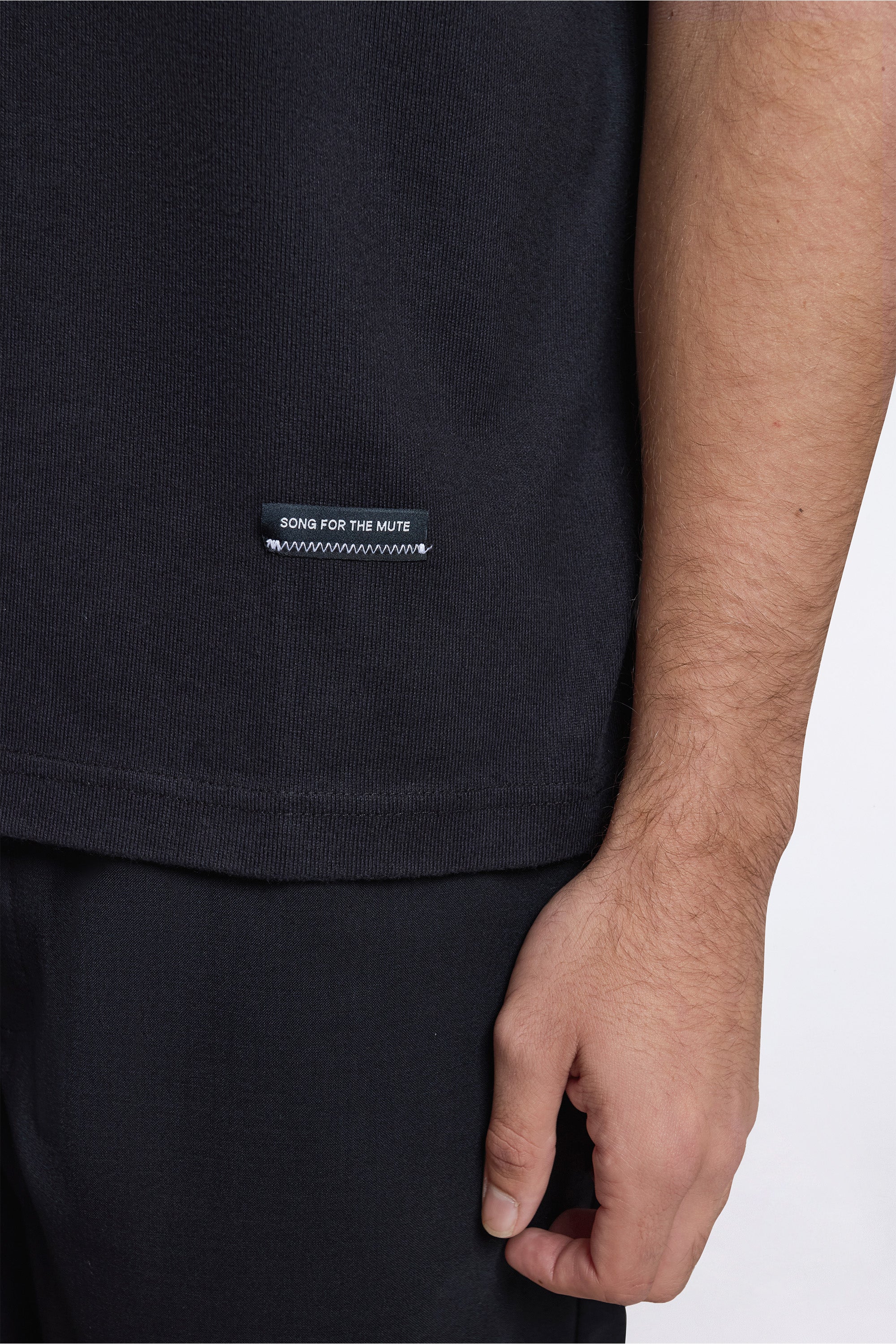 Sftm / Academy'' Vintage Tee Overdye Black