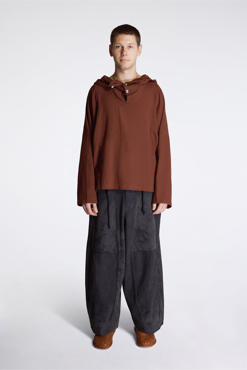 Fisherman Hoodie Brown