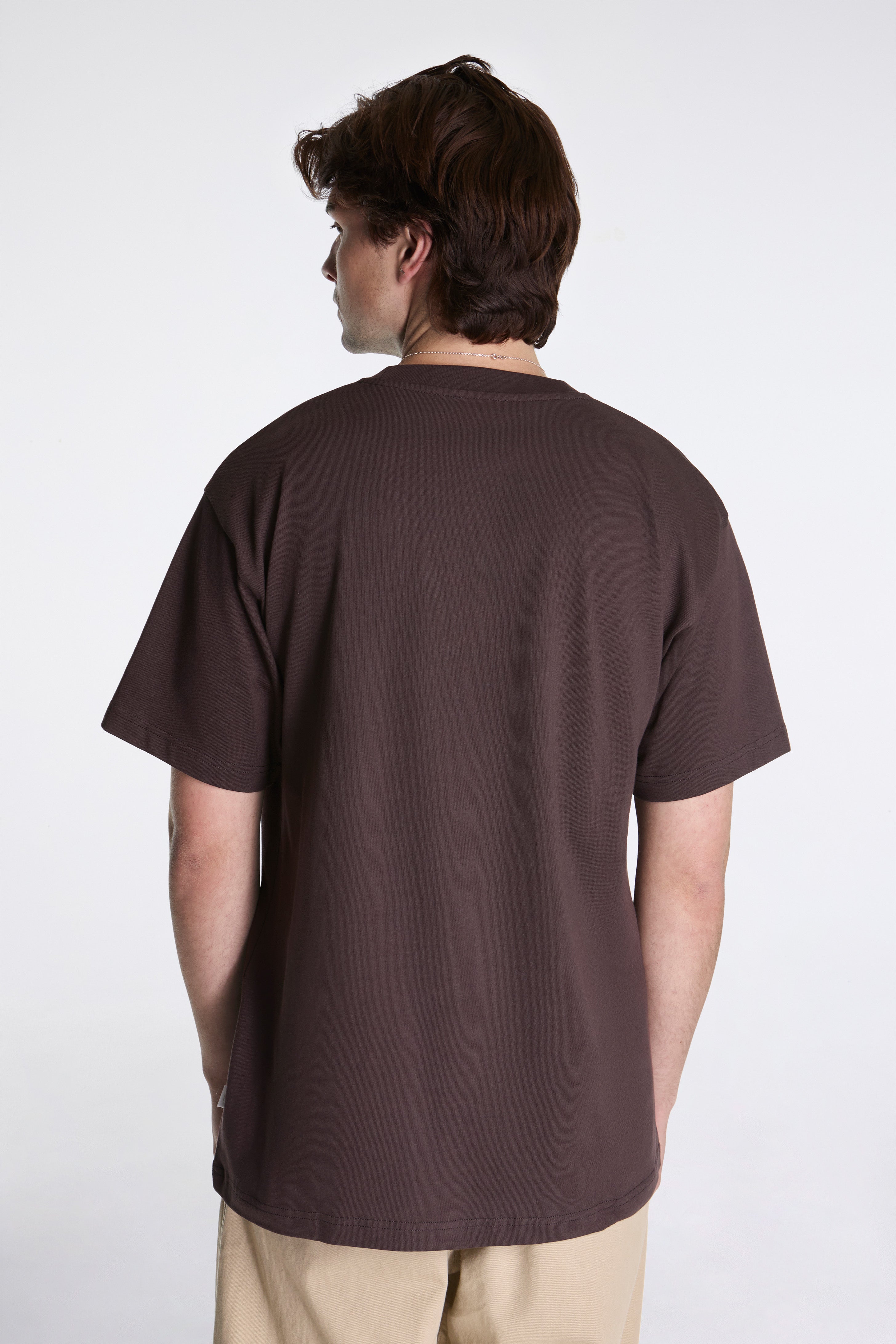 Norse Standard Heavy Loose T-shirt Seal Brown