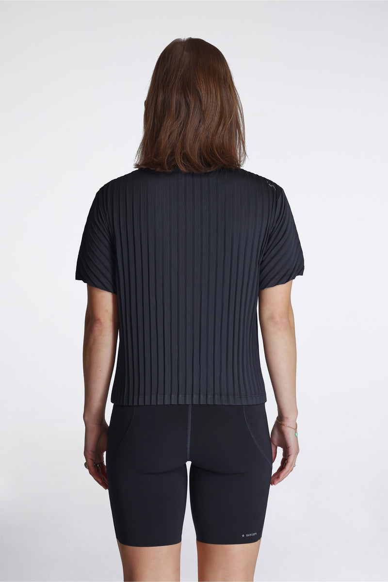 Auralite Pleated T-Shirt Black SA