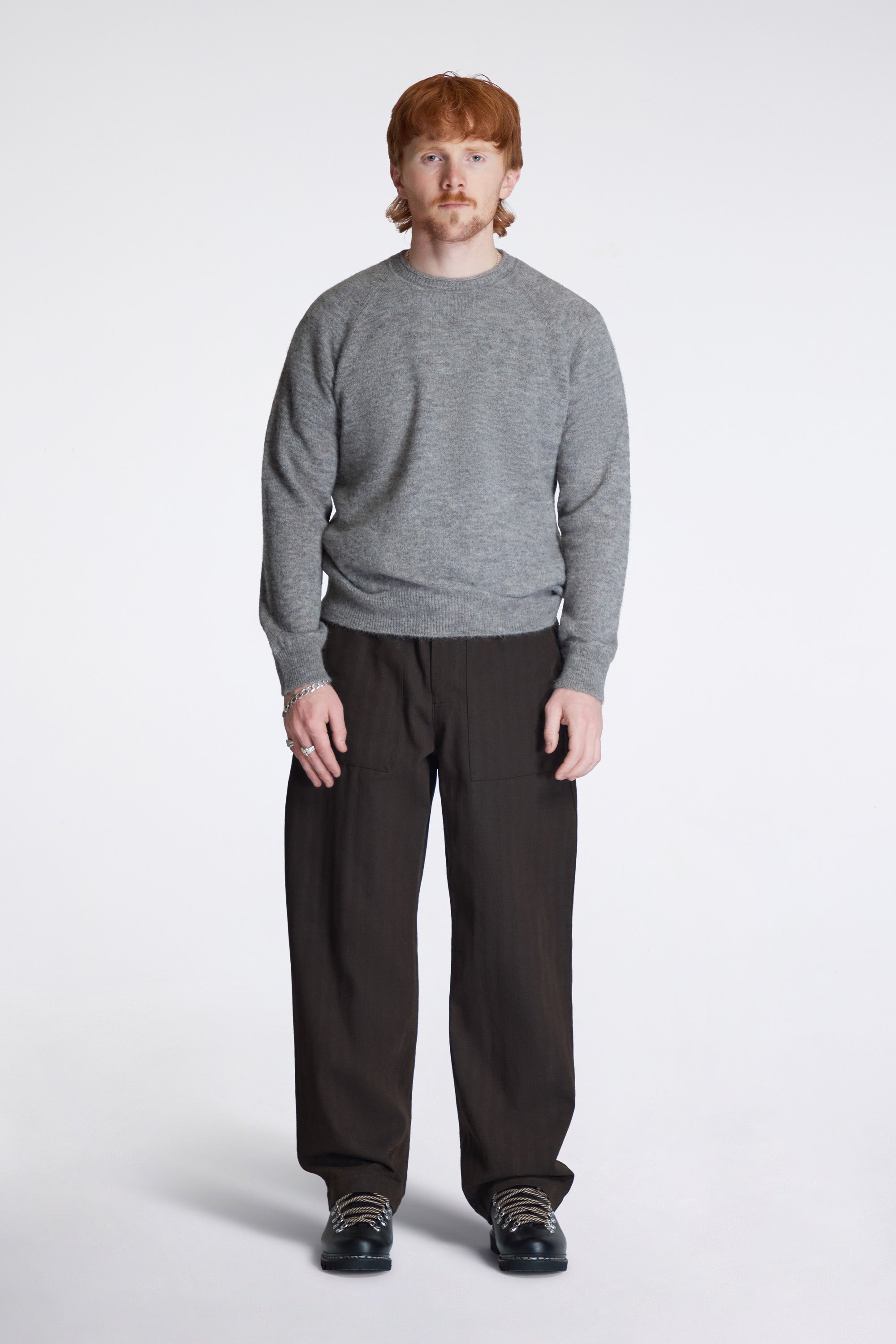 Nordevik Baby Alpaca Sweater Walnut
