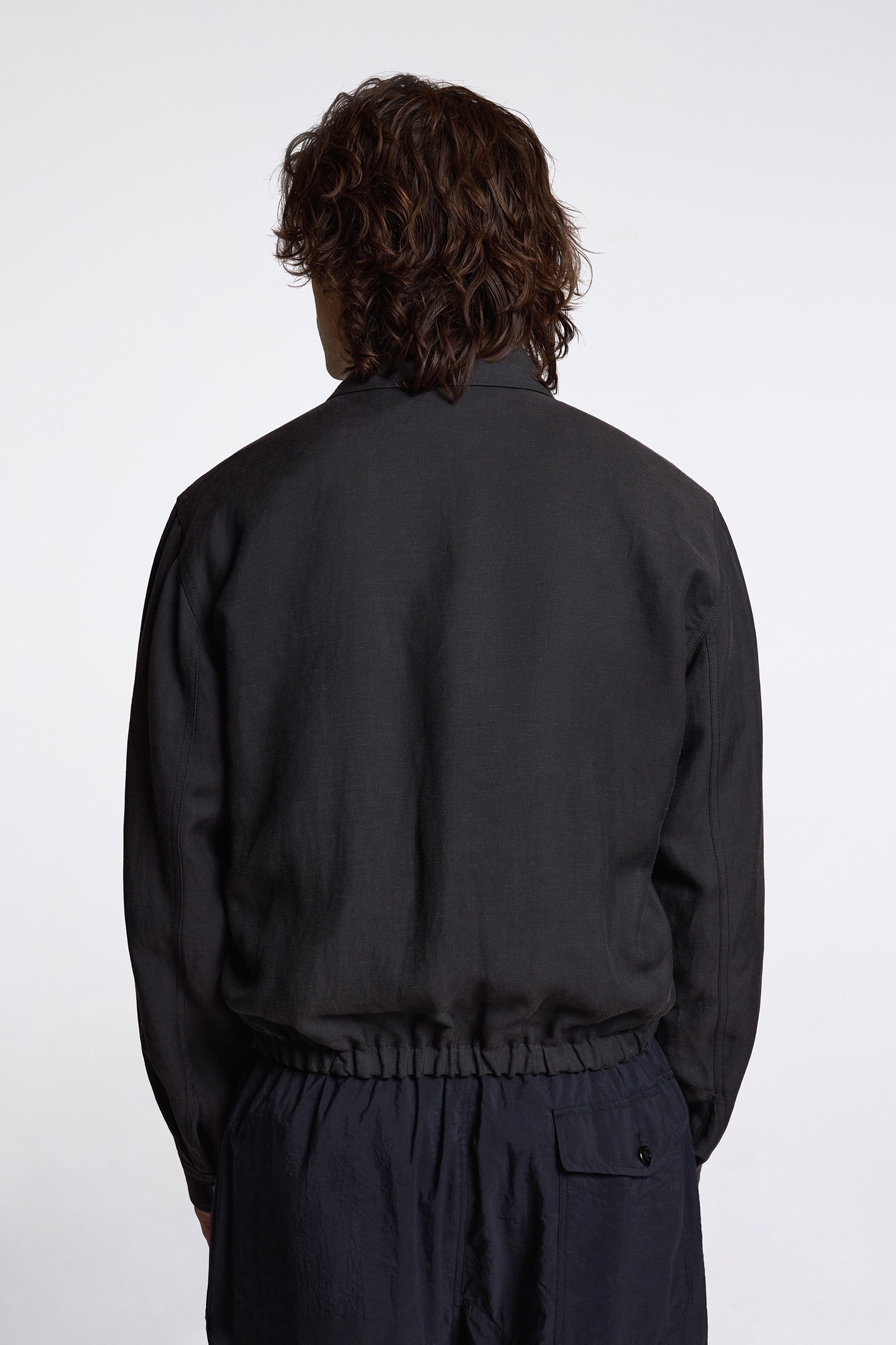 Short Blouson Ash Black