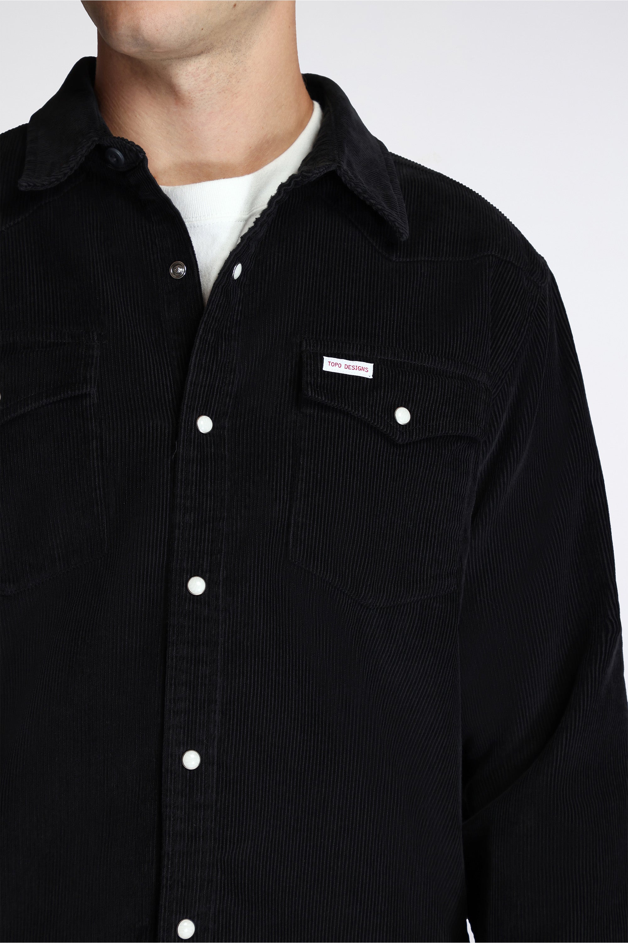 Mountain Shirt Corduroy Mens Black